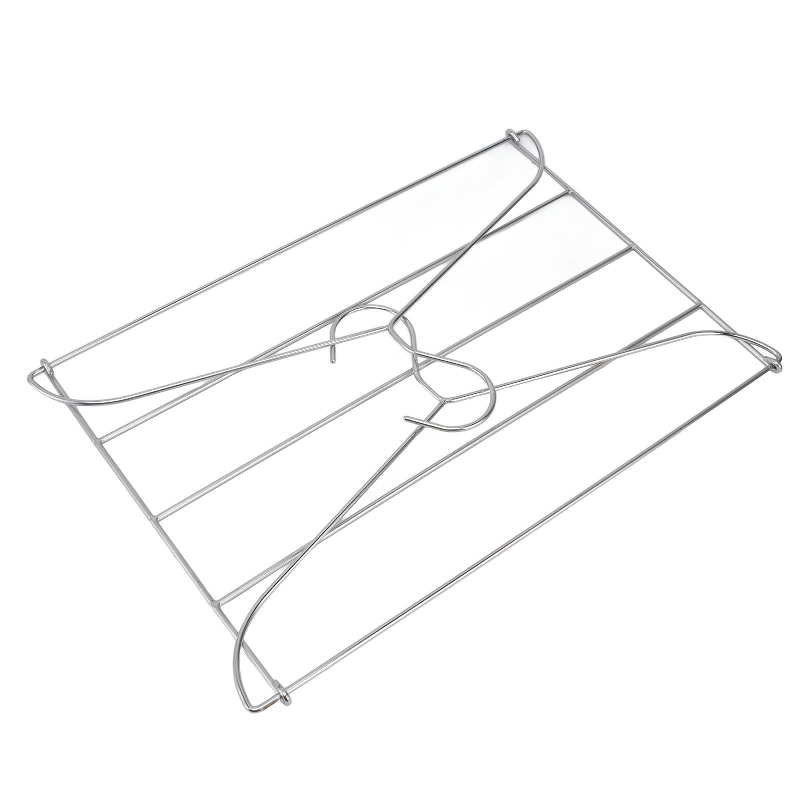 Stainless Steel Magic Pants Hangers Foldable Multifunctional Space Saving Slacks Hangers for Pants Clothes - Image 8