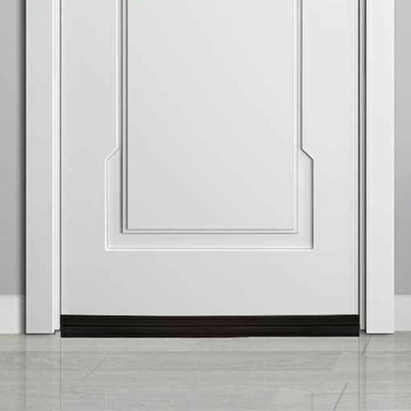 Door Edge Strip Bottom Sealing Self Adhesive Dust Proof Soundproofing Weather Protection Trim Brown - Image 6