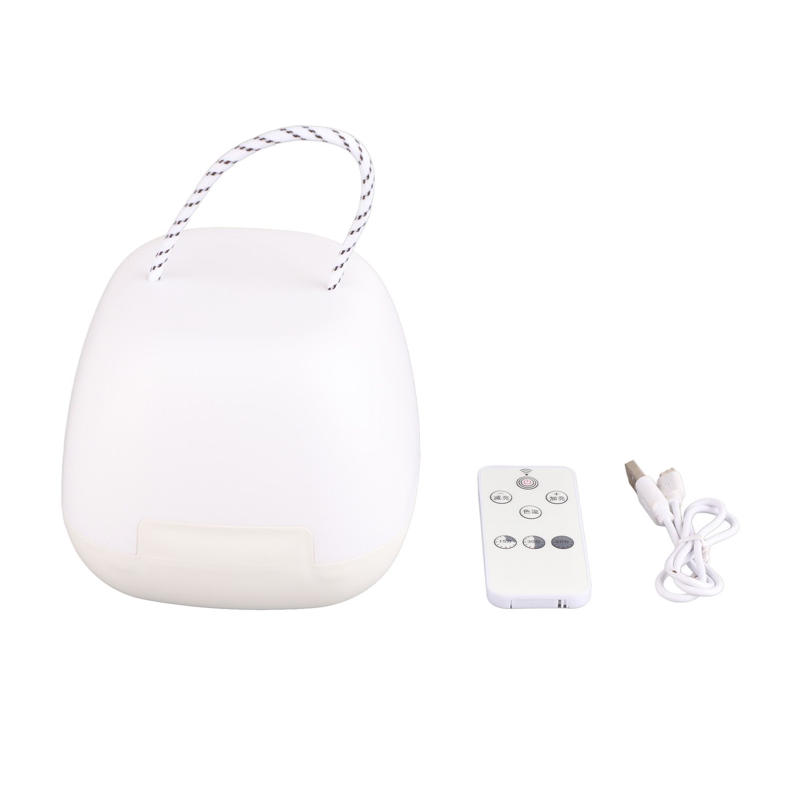 LED Night Light Rechargeable Children's Bedroom Bedside Desk Lamp Household Supplies 4w Remote Control 3 Color Without Clock - Image 1