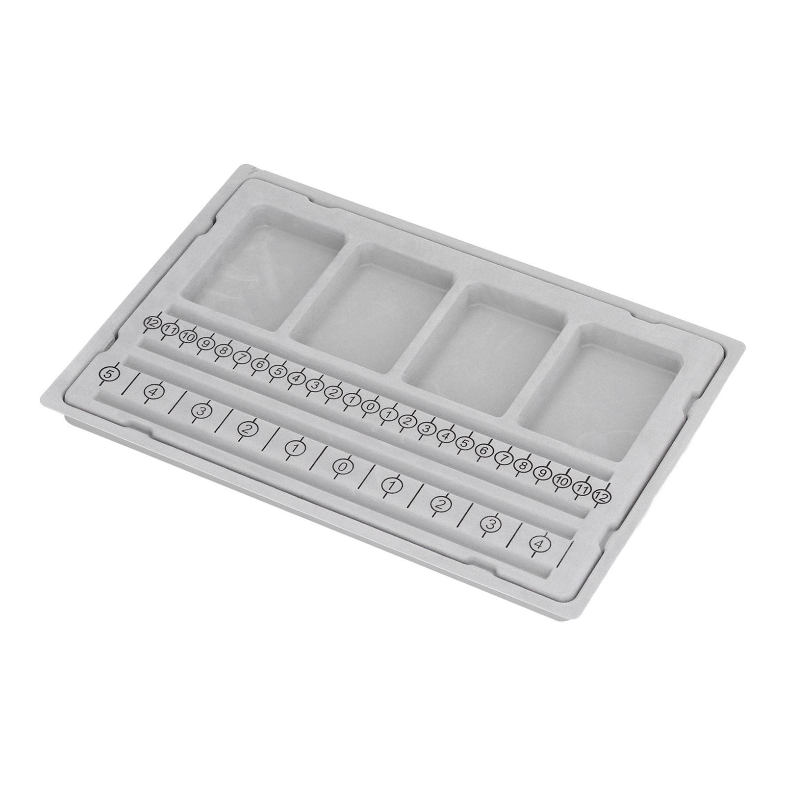 Beaded Measuring Board 4 Straight Channels 4 Recessed Compartments Bead Design Board for Creating Bracelets Necklaces - Image 5
