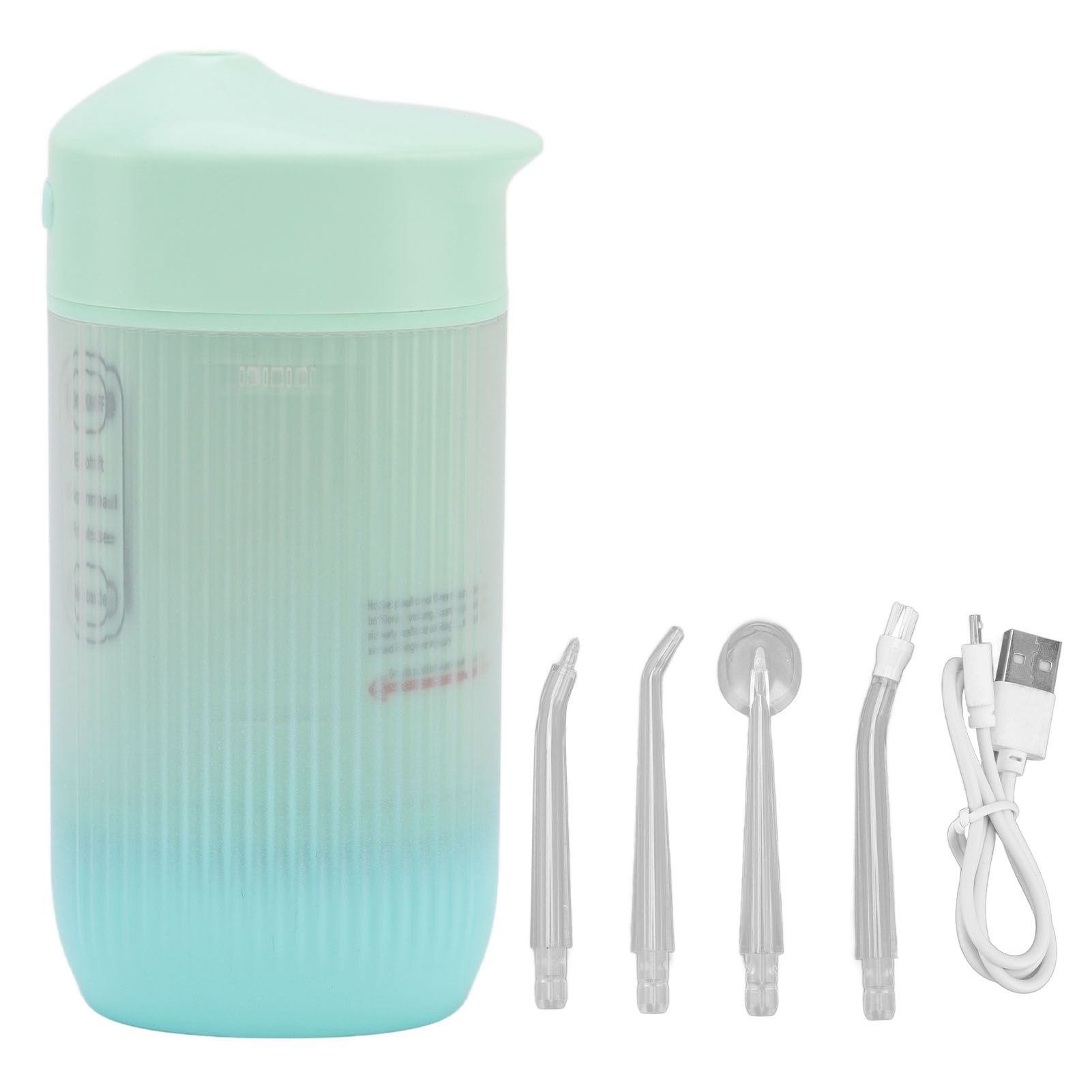 Electric Oral Irrigator Portable Telescopic High Pressure Water Teeth Cleaner Picks Teeth Cleaning Remove Tartar Green - Image 1