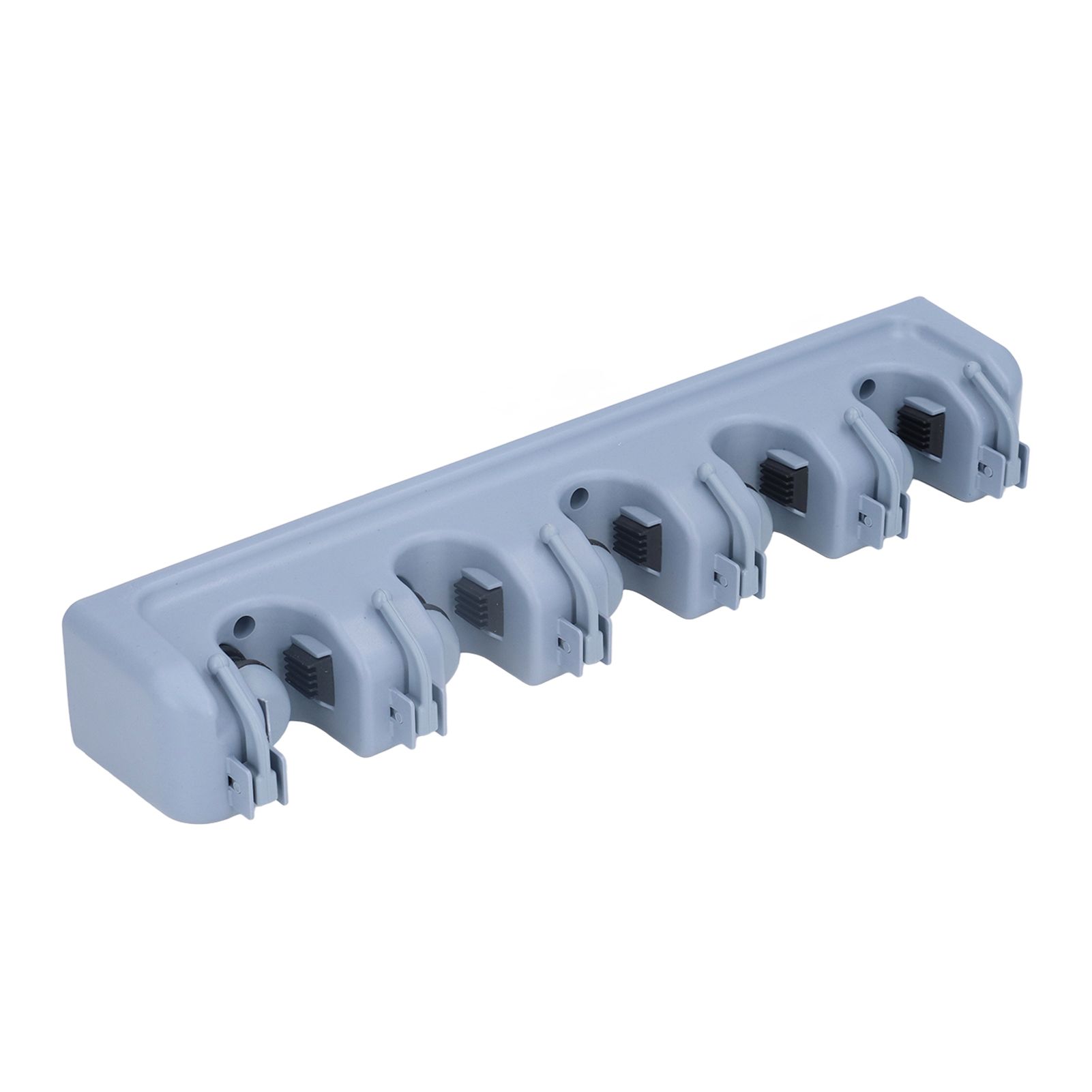 Mop Broom Holder Multifunctional Space Saving Broom Wall Mounted Rack for Kitchen Bathroom Garden Garage A - Image 5