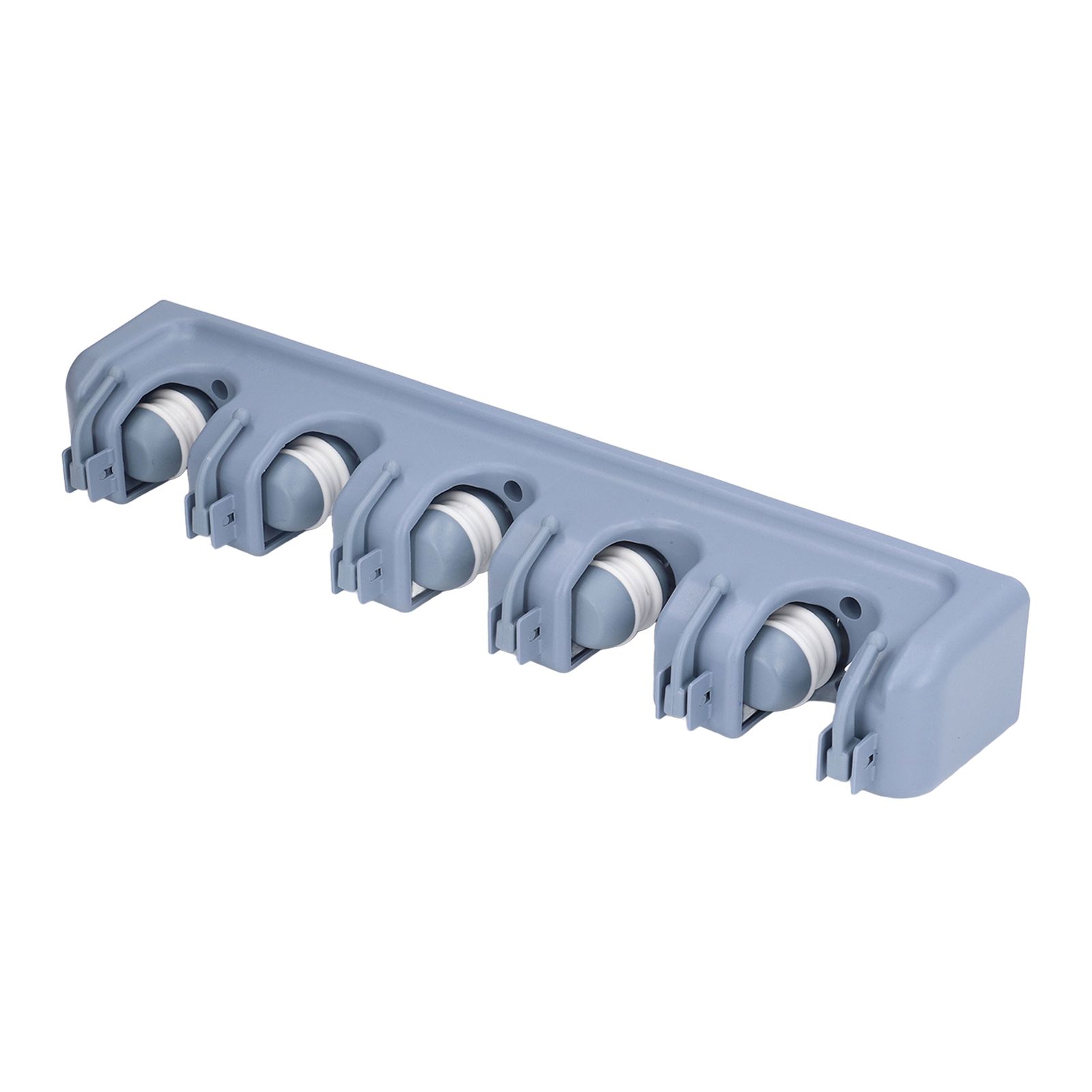 Mop Broom Holder Multifunctional Space Saving Broom Wall Mounted Rack for Kitchen Bathroom Garden Garage B - Image 3