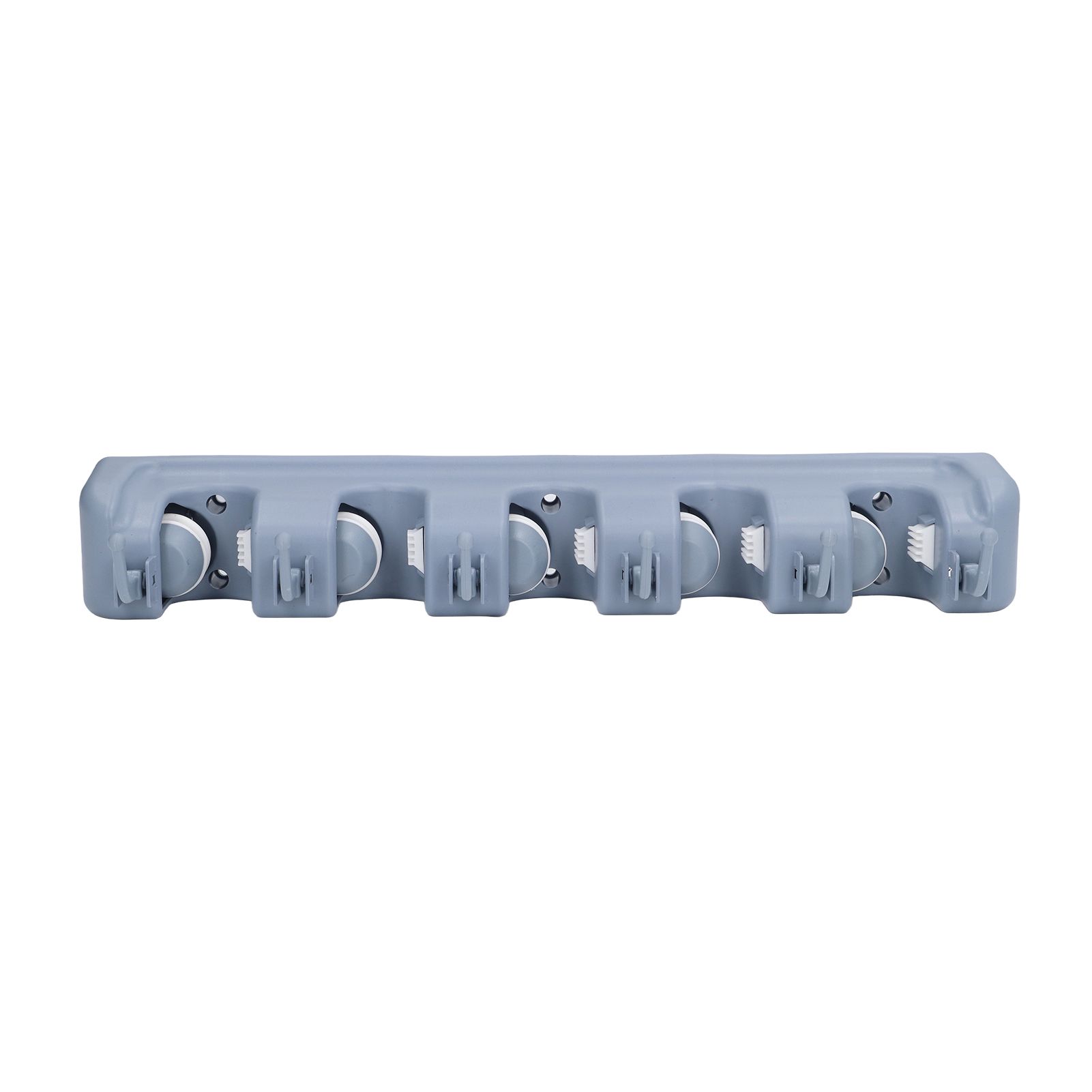Mop Broom Holder Multifunctional Space Saving Broom Wall Mounted Rack for Kitchen Bathroom Garden Garage B - Image 6