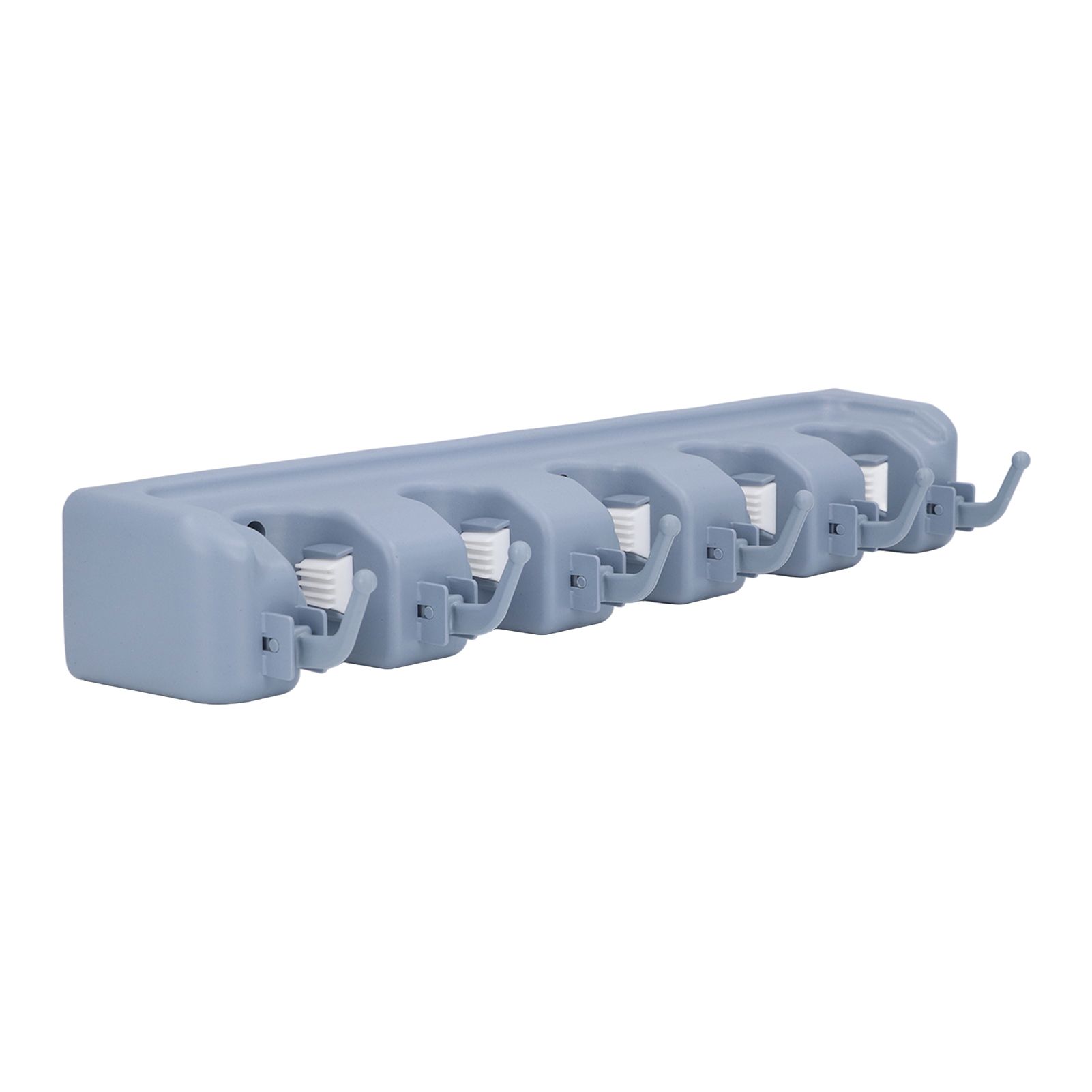 Mop Broom Holder Multifunctional Space Saving Broom Wall Mounted Rack for Kitchen Bathroom Garden Garage B - Image 7