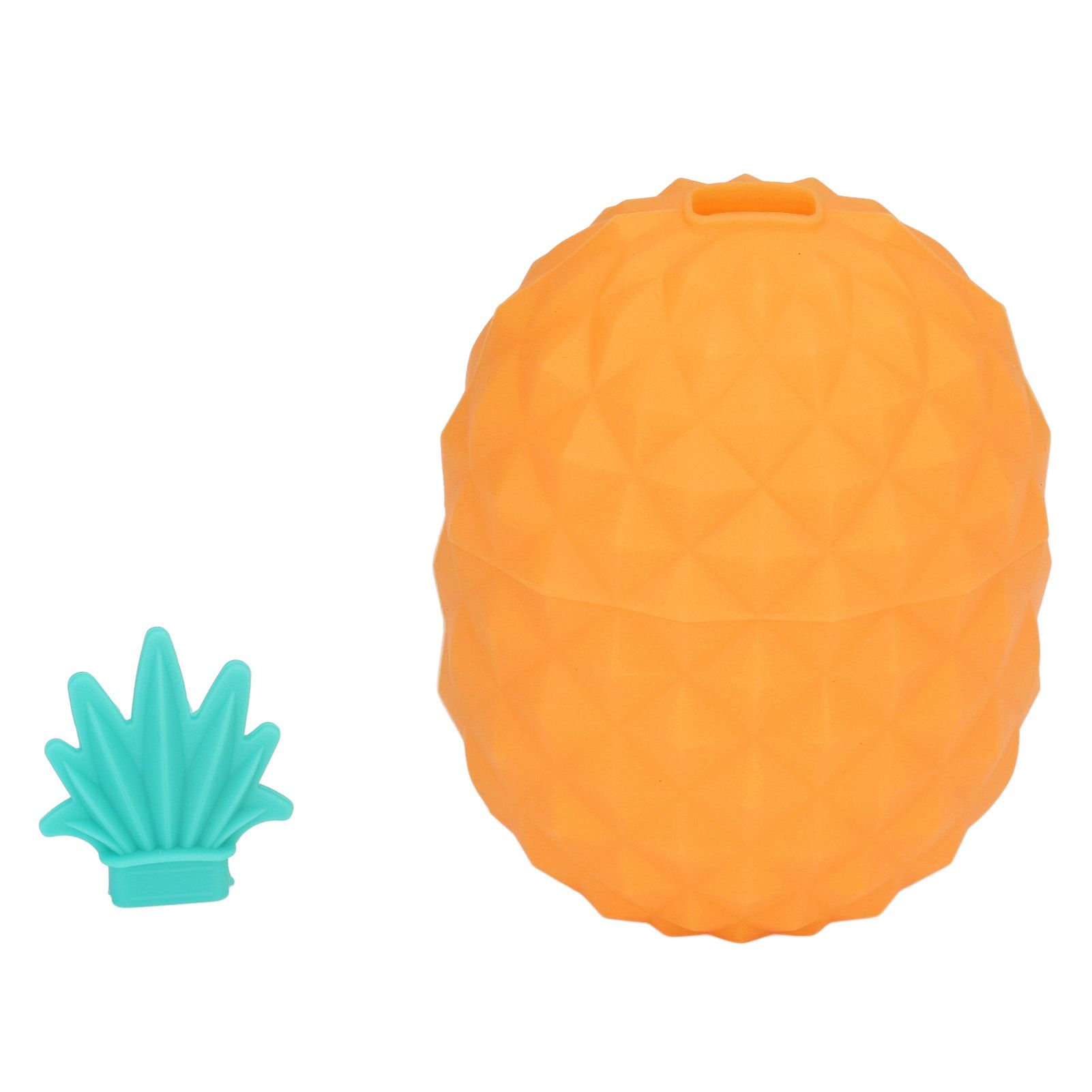 Pineapple Style Face Massage Ice Cube Roller Silicone Face Massage Ice Tray Mold Skin Care Beauty Tool Orange - Image 3