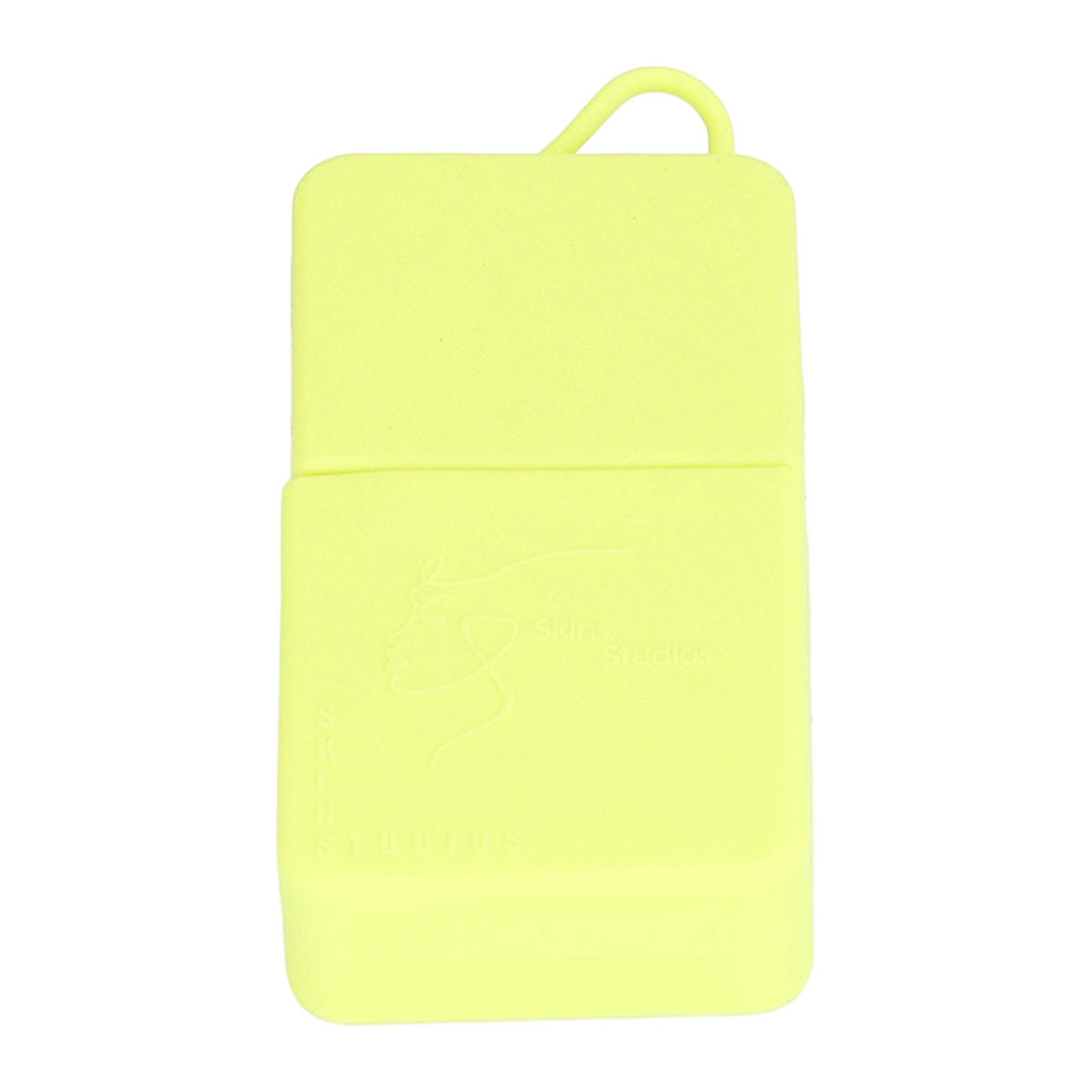 Ice Face Eye Roller Silicone Face Massage Ice Cube Roller Mold Skin Care Beauty Tool Fluorescent Yellow - Image 6
