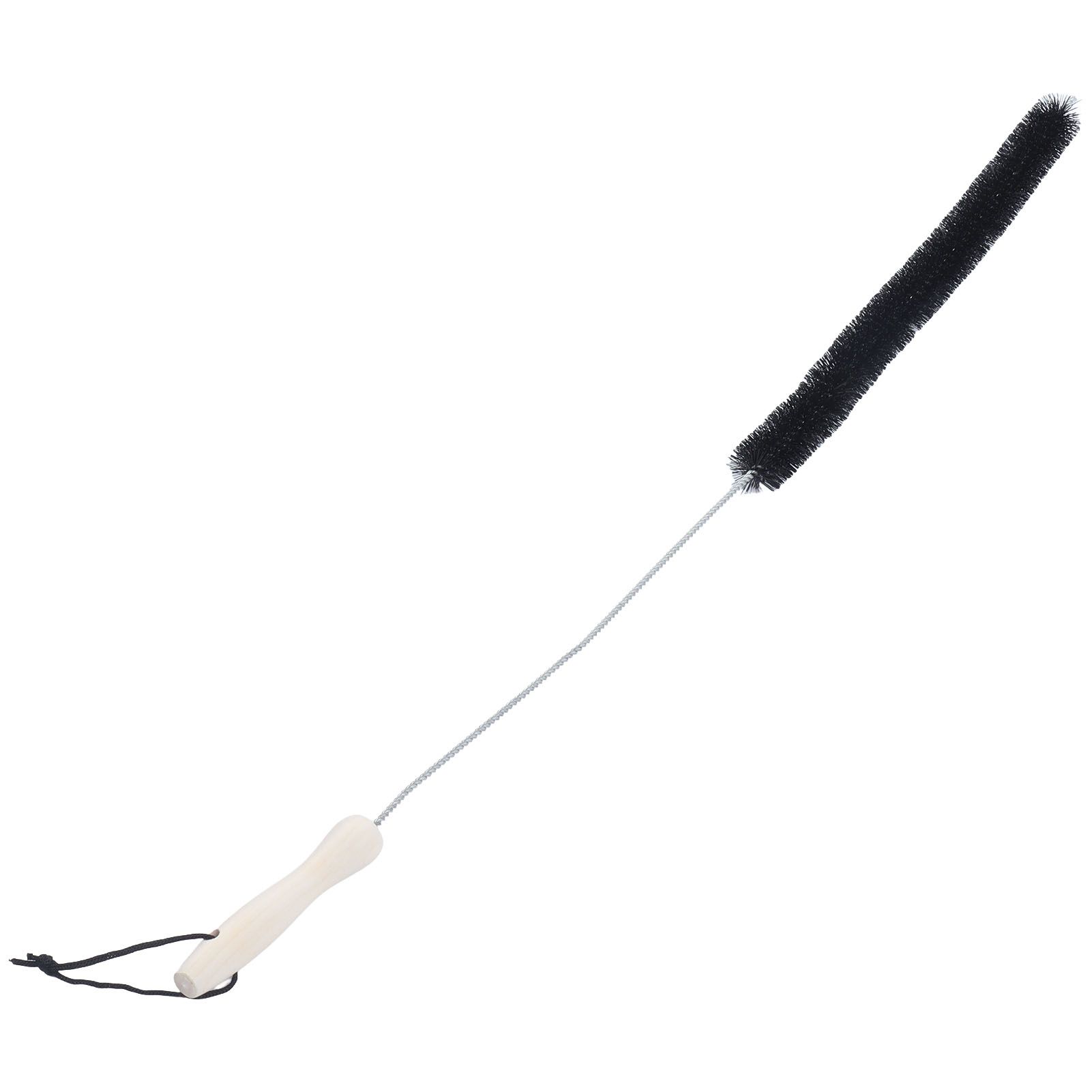 Stainless Steel Dryer Vent Cleaner Brush Multifunctional Bendable Pipe Cleaning Brush with Wood Handle for Home - Image 3