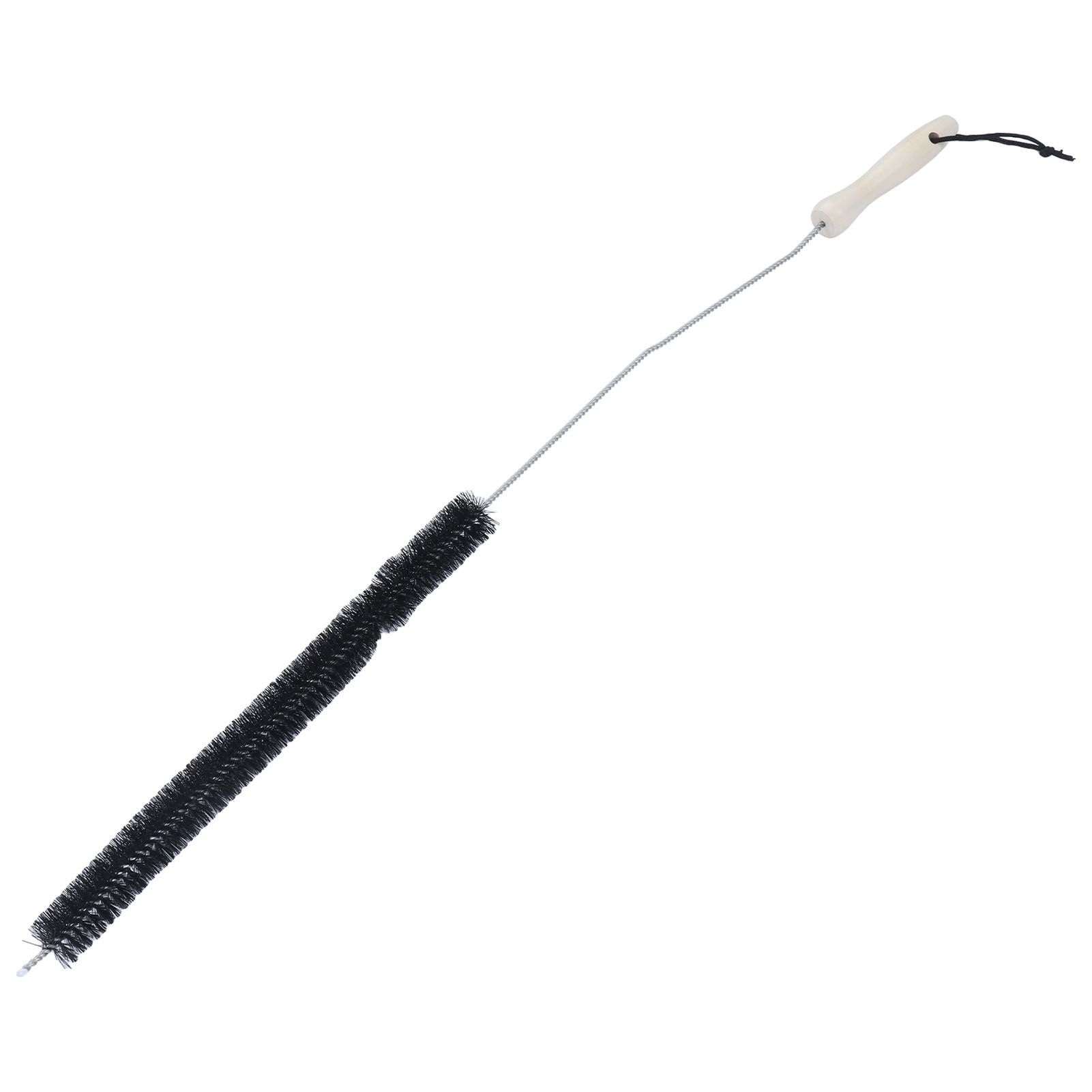 Stainless Steel Dryer Vent Cleaner Brush Multifunctional Bendable Pipe Cleaning Brush with Wood Handle for Home - Image 8