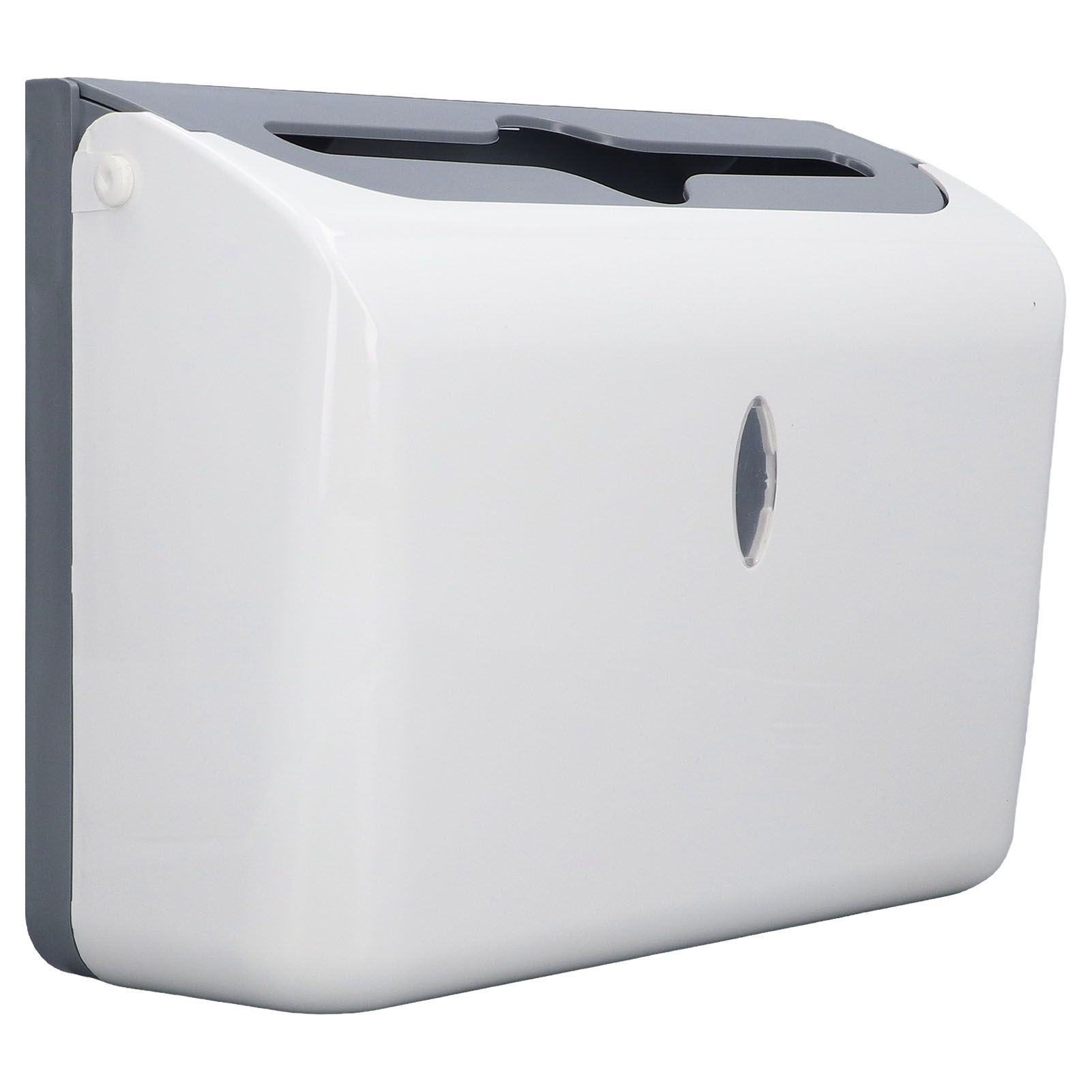 Paper Towel Dispenser Wall Mounted Safe Sturdy ABS Glossy Corner Bathroom Paper Towel Holder for Bathroom Toilet - Image 2