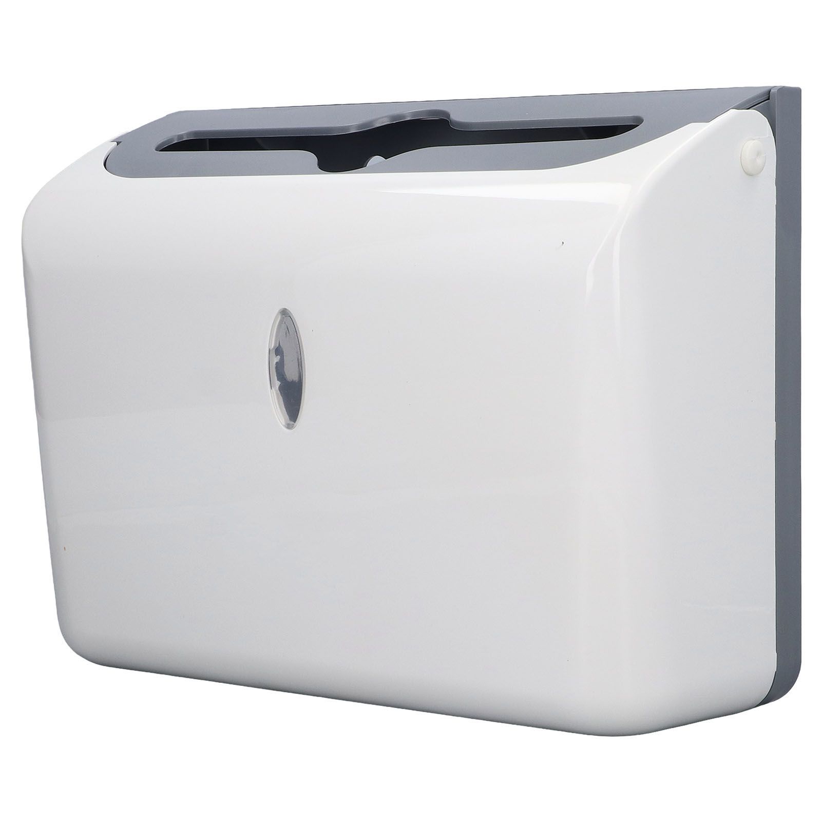 Paper Towel Dispenser Wall Mounted Safe Sturdy ABS Glossy Corner Bathroom Paper Towel Holder for Bathroom Toilet - Image 5