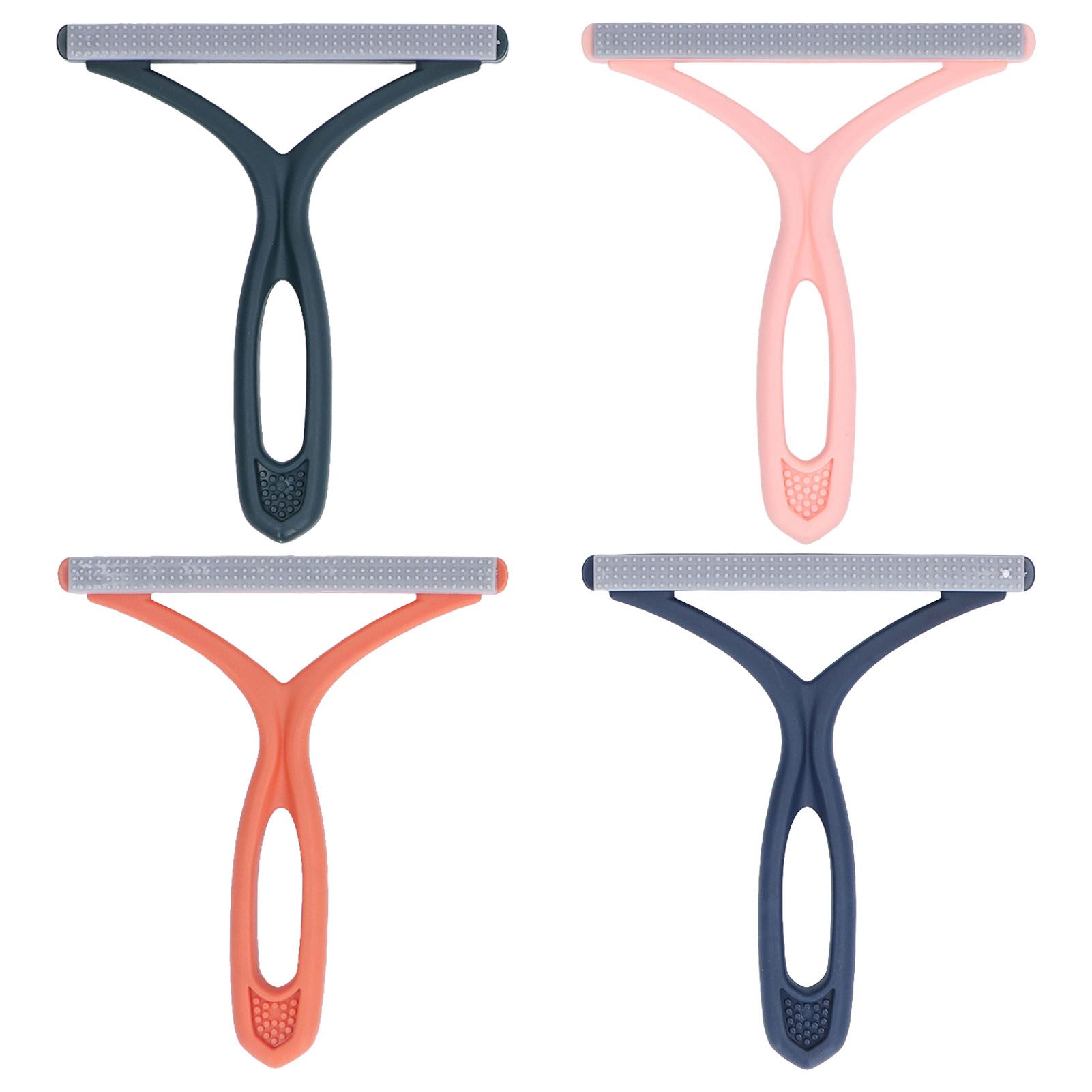 4pcs Double Sided Lint Remover Portable Fluff Shaver Carpet Cleaning Scraper for Home Clothing - Image 1
