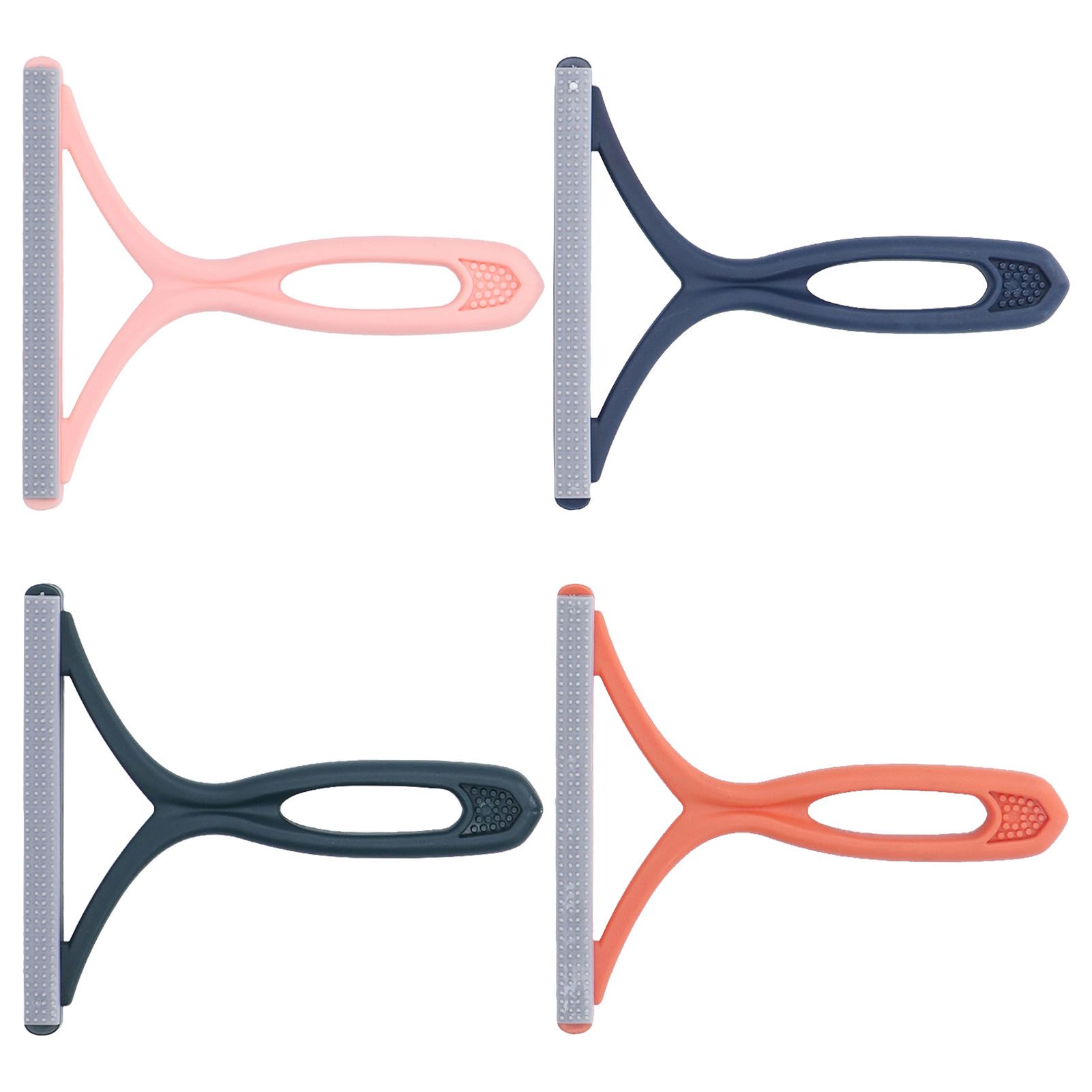 4pcs Double Sided Lint Remover Portable Fluff Shaver Carpet Cleaning Scraper for Home Clothing - Image 2