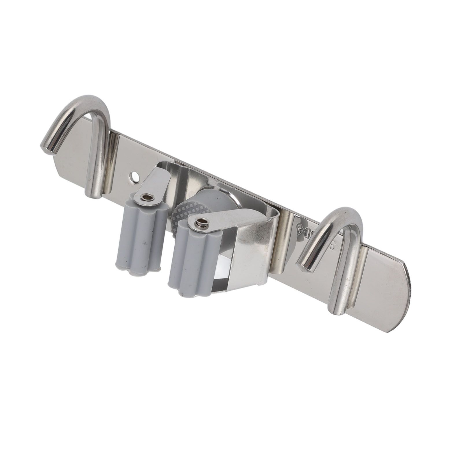 Wall Mounted Mop Organizer Holder Kitchen Bathroom Hardware Hook Pendant Balcony Mop Clip Rag Hook Punch Free Perforations - Image 2