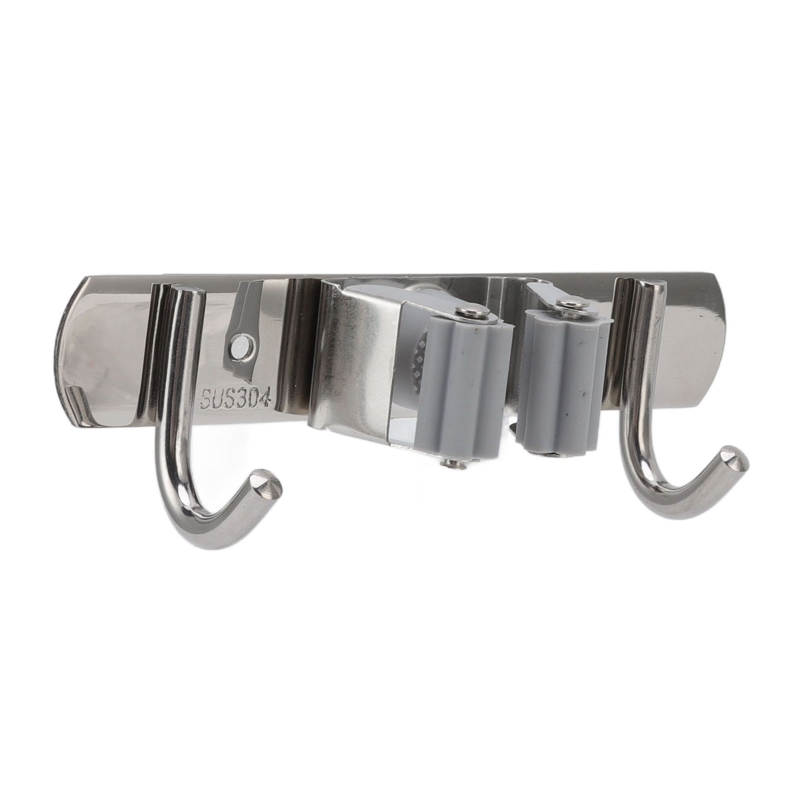 Wall Mounted Mop Organizer Holder Kitchen Bathroom Hardware Hook Pendant Balcony Mop Clip Rag Hook Punch Free Perforations - Image 4