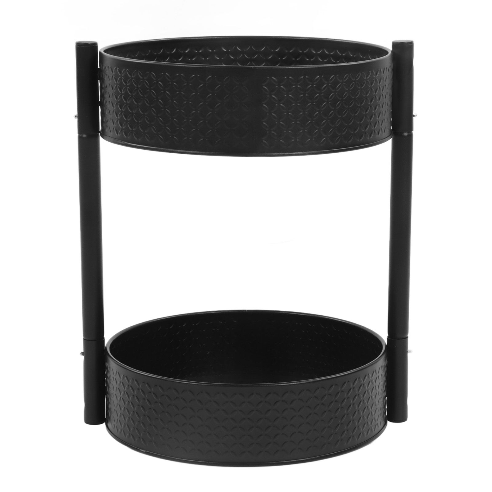 Rotating Spice Rack Countertop Double Layer Multi Functional 360 Degree Rotatable Spice Storage Shelf for Kitchen - Image 6