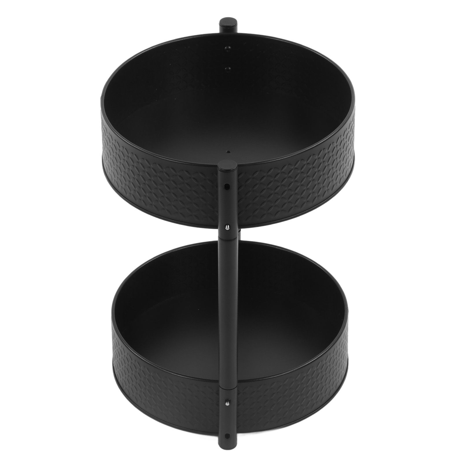 Rotating Spice Rack Countertop Double Layer Multi Functional 360 Degree Rotatable Spice Storage Shelf for Kitchen - Image 7