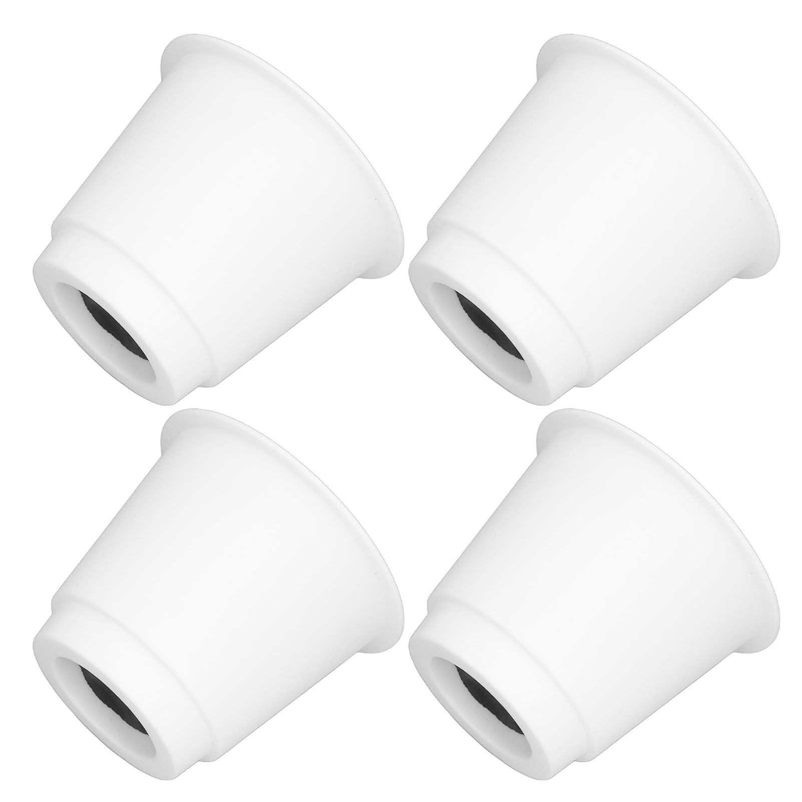 4Pcs 5 Inch Heavy Duty Round Furniture Bed Risers Lifter with Anti Slip Top for Table Chair Desk Sofa - Image 2