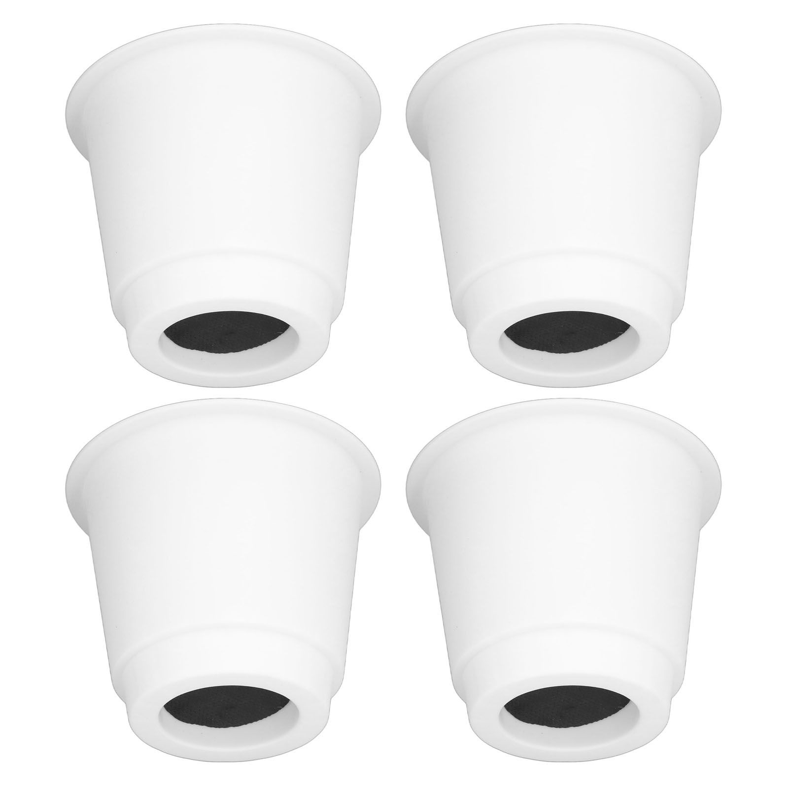4Pcs 5 Inch Heavy Duty Round Furniture Bed Risers Lifter with Anti Slip Top for Table Chair Desk Sofa - Image 4