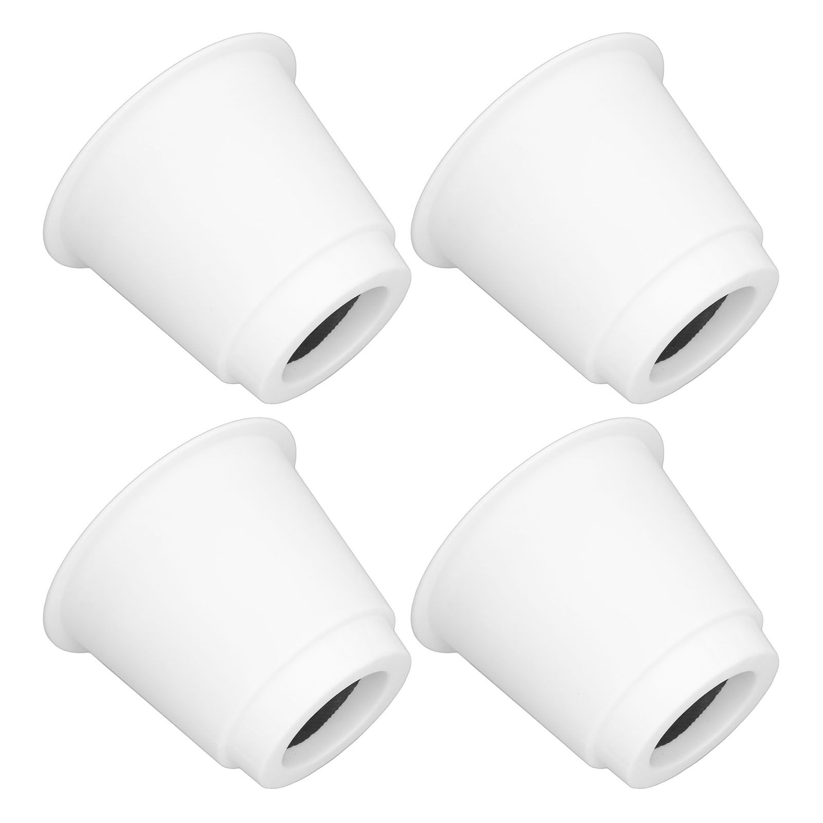 4Pcs 5 Inch Heavy Duty Round Furniture Bed Risers Lifter with Anti Slip Top for Table Chair Desk Sofa - Image 7
