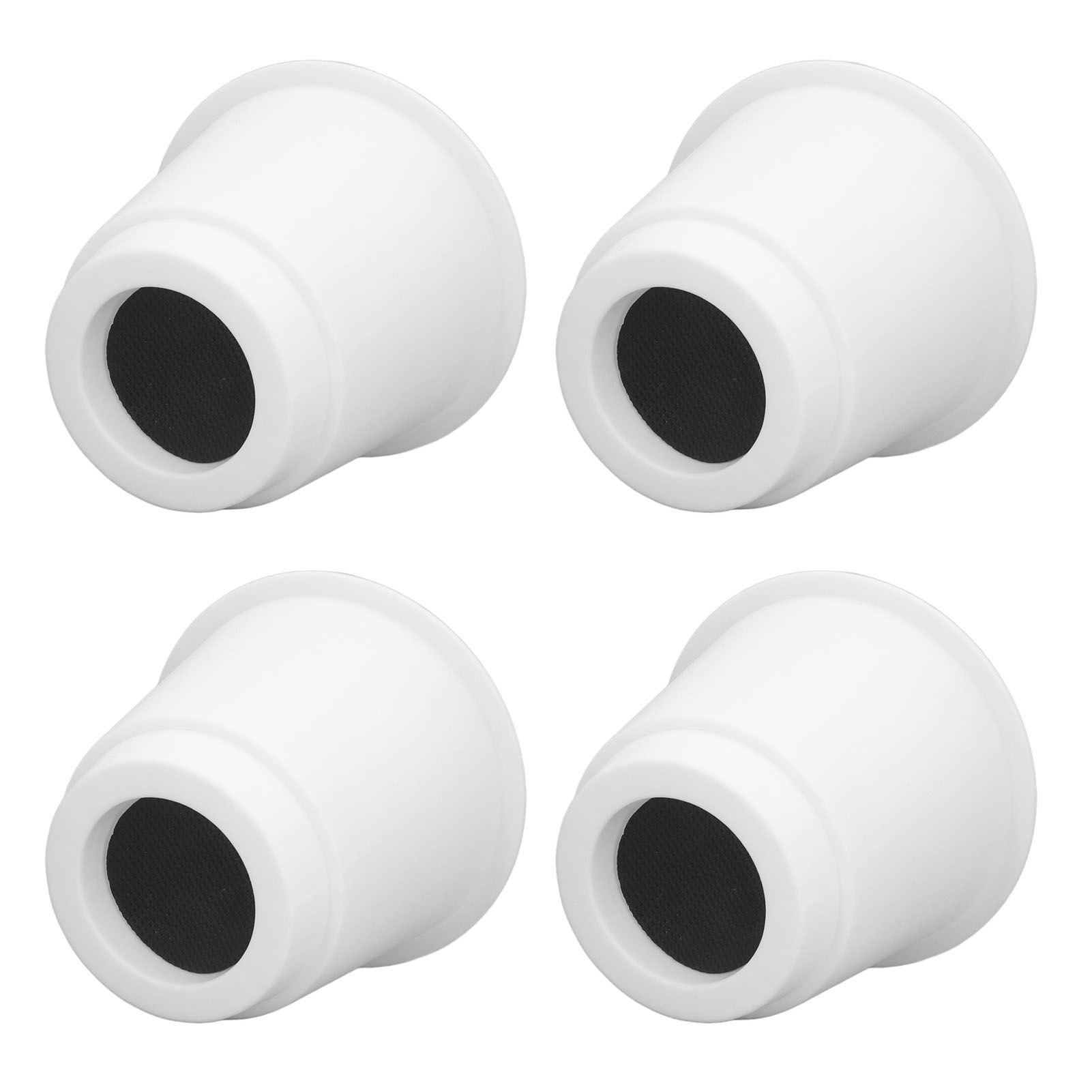 4Pcs 5 Inch Heavy Duty Round Furniture Bed Risers Lifter with Anti Slip Top for Table Chair Desk Sofa - Image 8