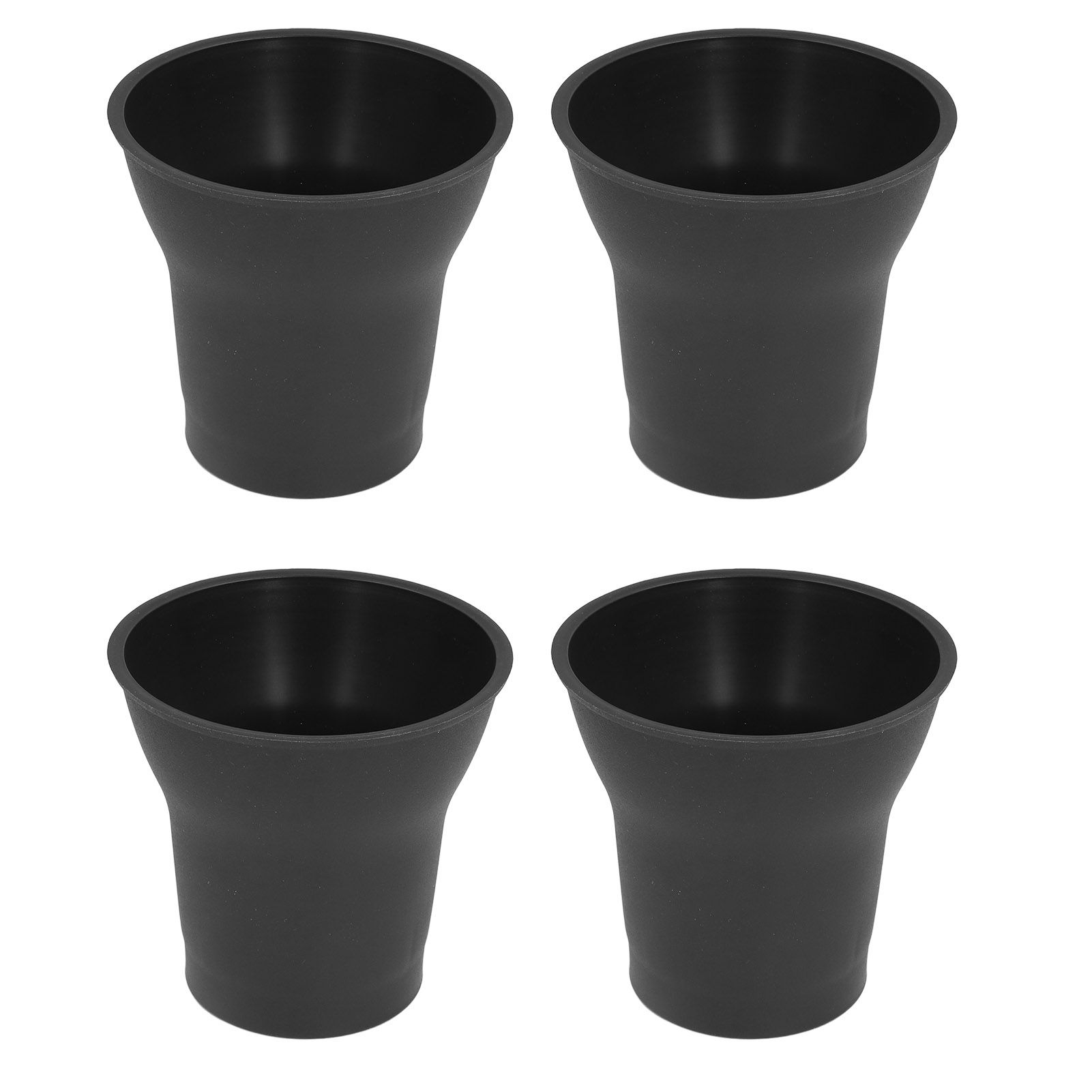 4pcs Furniture Risers 6 Inches Horn Shaped Black Plastic Heavy Duty Riser for Bed Sofa - Image 7