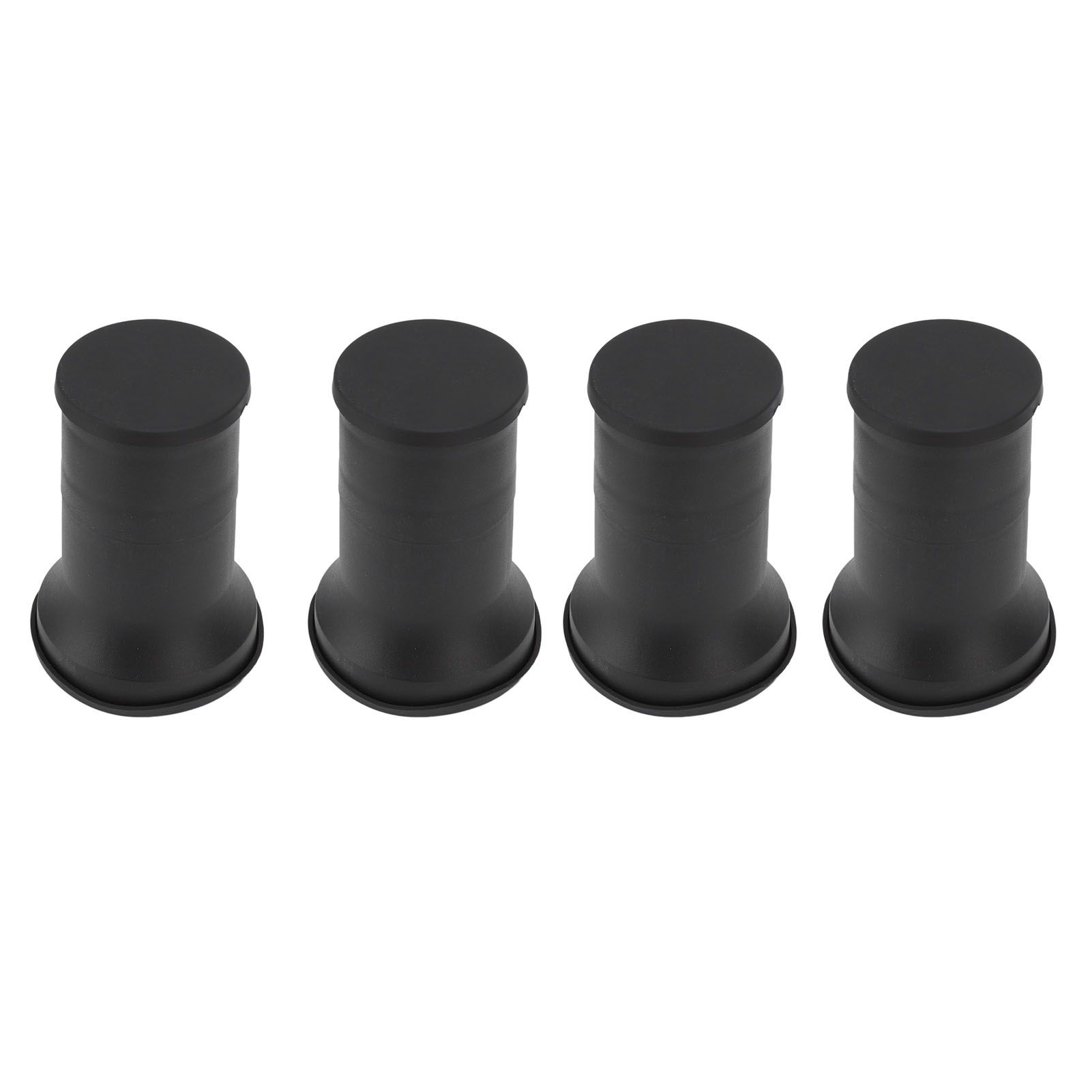 4pcs Round Furniture Lifters with Rubber Non Slip Pads Plastic Bed and Furniture Raisers Set - Image 7