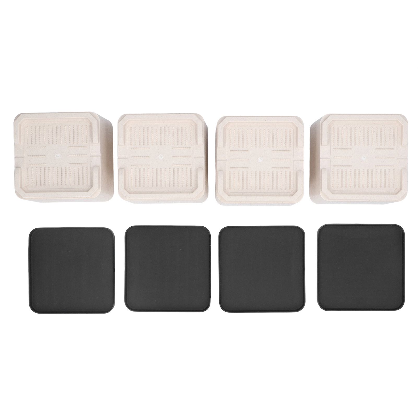 4Pcs Bed Risers Plastic Anti Vibration Pads Furniture Risers for Washing Machine Cabinet Sofa - Image 3
