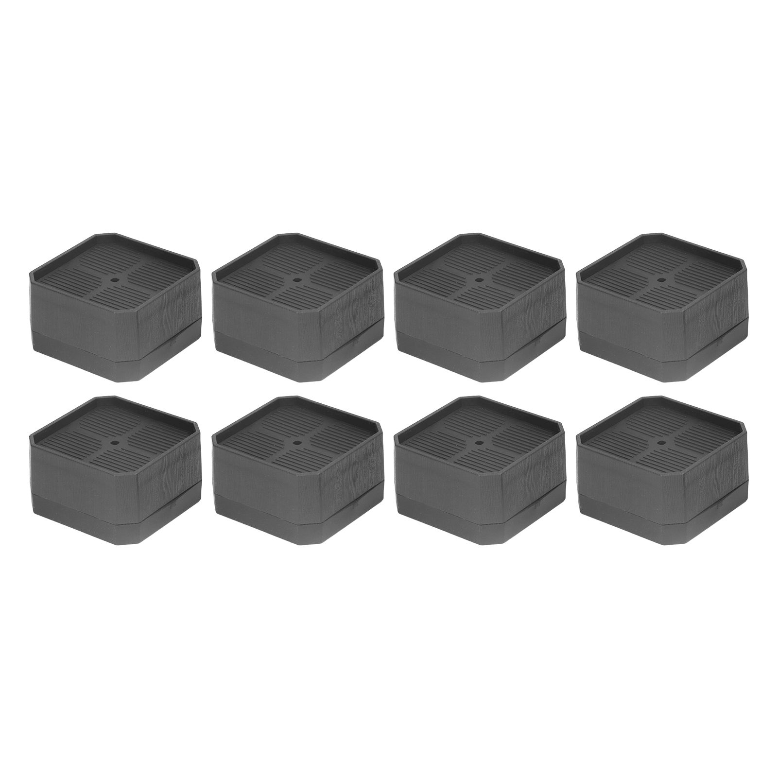 8 Set Full Covered Bed Risers Anti Slip Stackable Furniture Risers for Cabinet Washing Machine Base Tables Chairs - Image 5