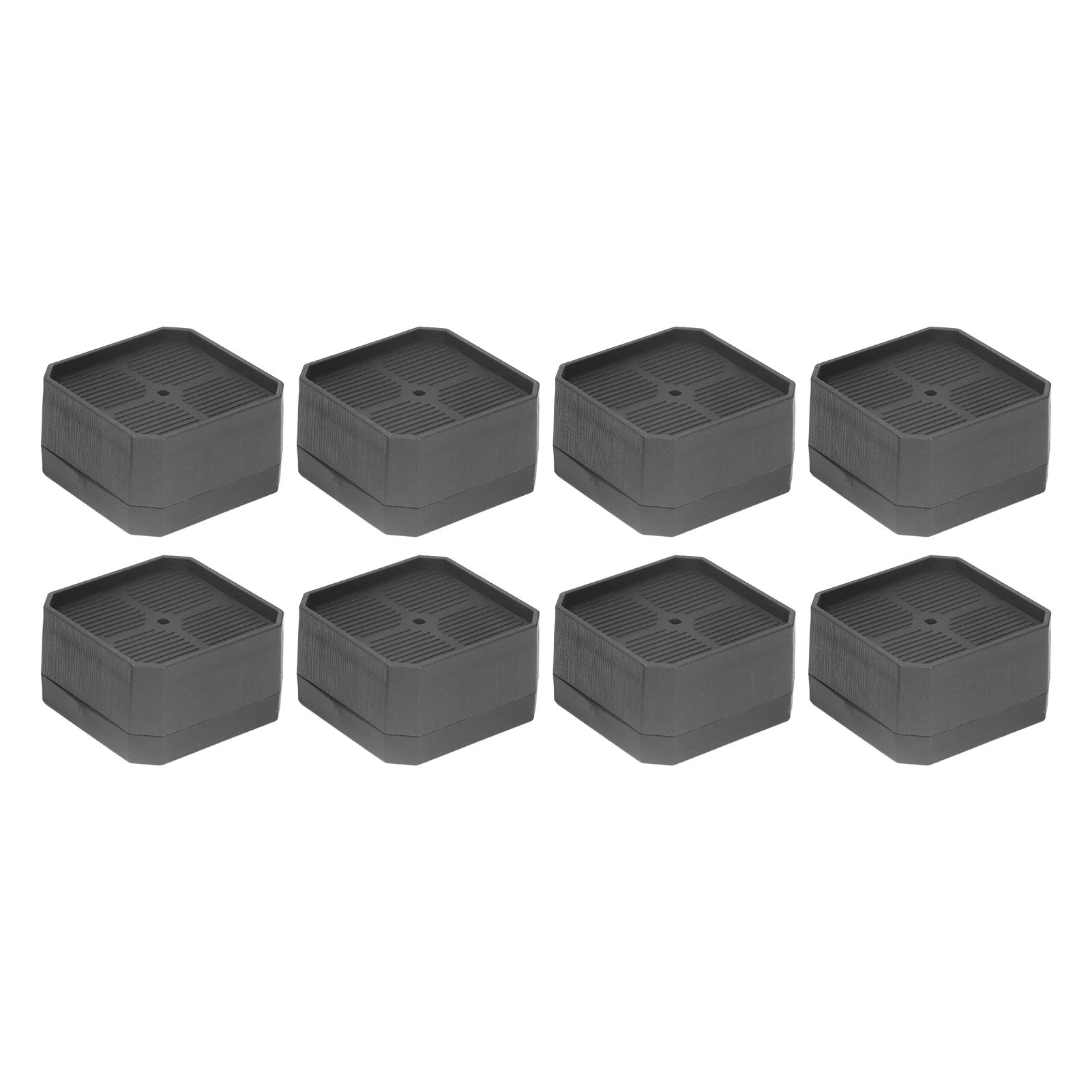 8 Set Full Covered Bed Risers Anti Slip Stackable Furniture Risers for Cabinet Washing Machine Base Tables Chairs - Image 6
