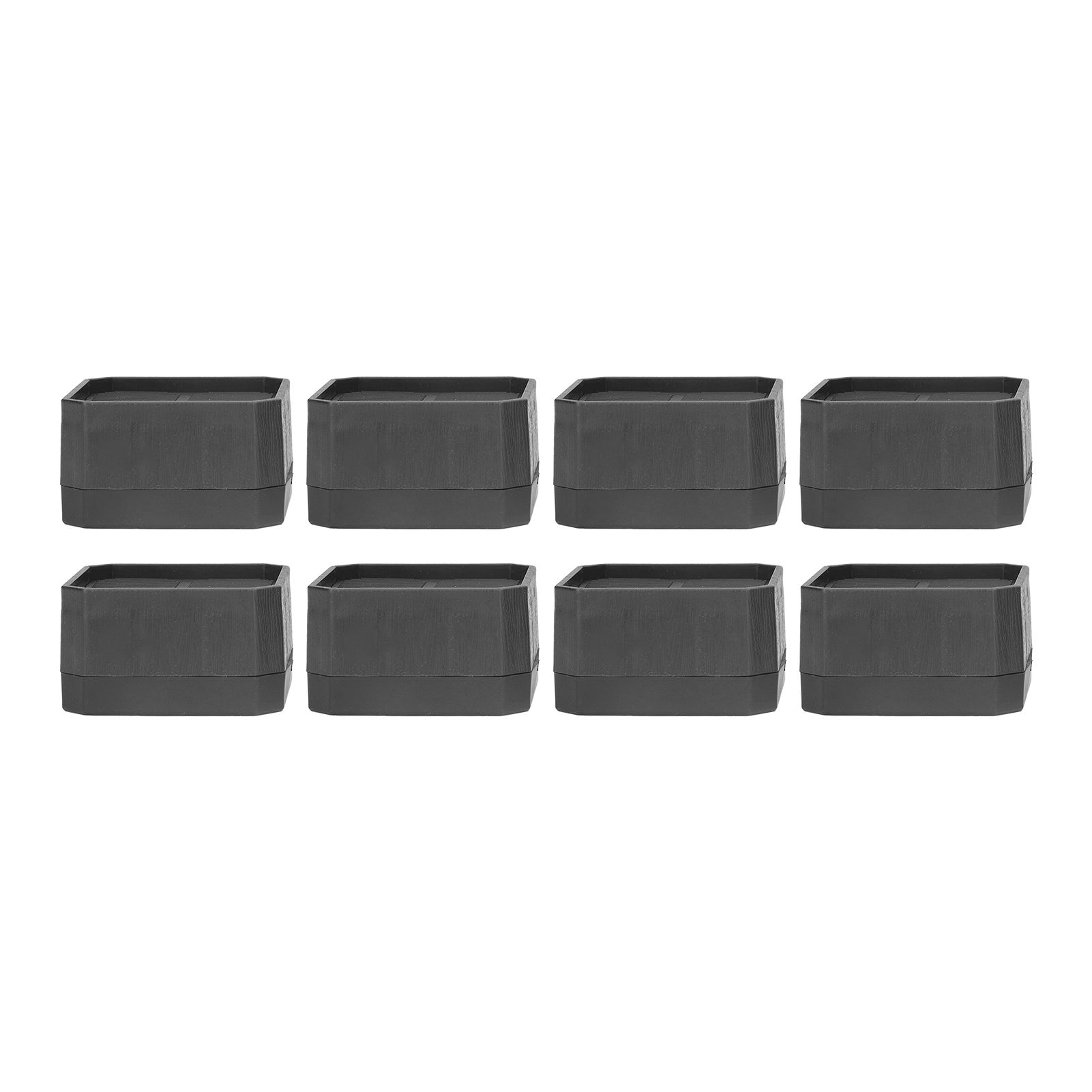 8 Set Full Covered Bed Risers Anti Slip Stackable Furniture Risers for Cabinet Washing Machine Base Tables Chairs - Image 7