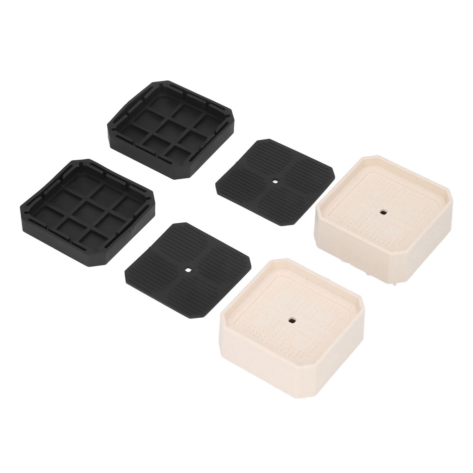 8 Set Full Covered Bed Risers Shockproof Stackable Furniture Risers for Refrigerator Washing Machine Base Tables Chairs - Image 5