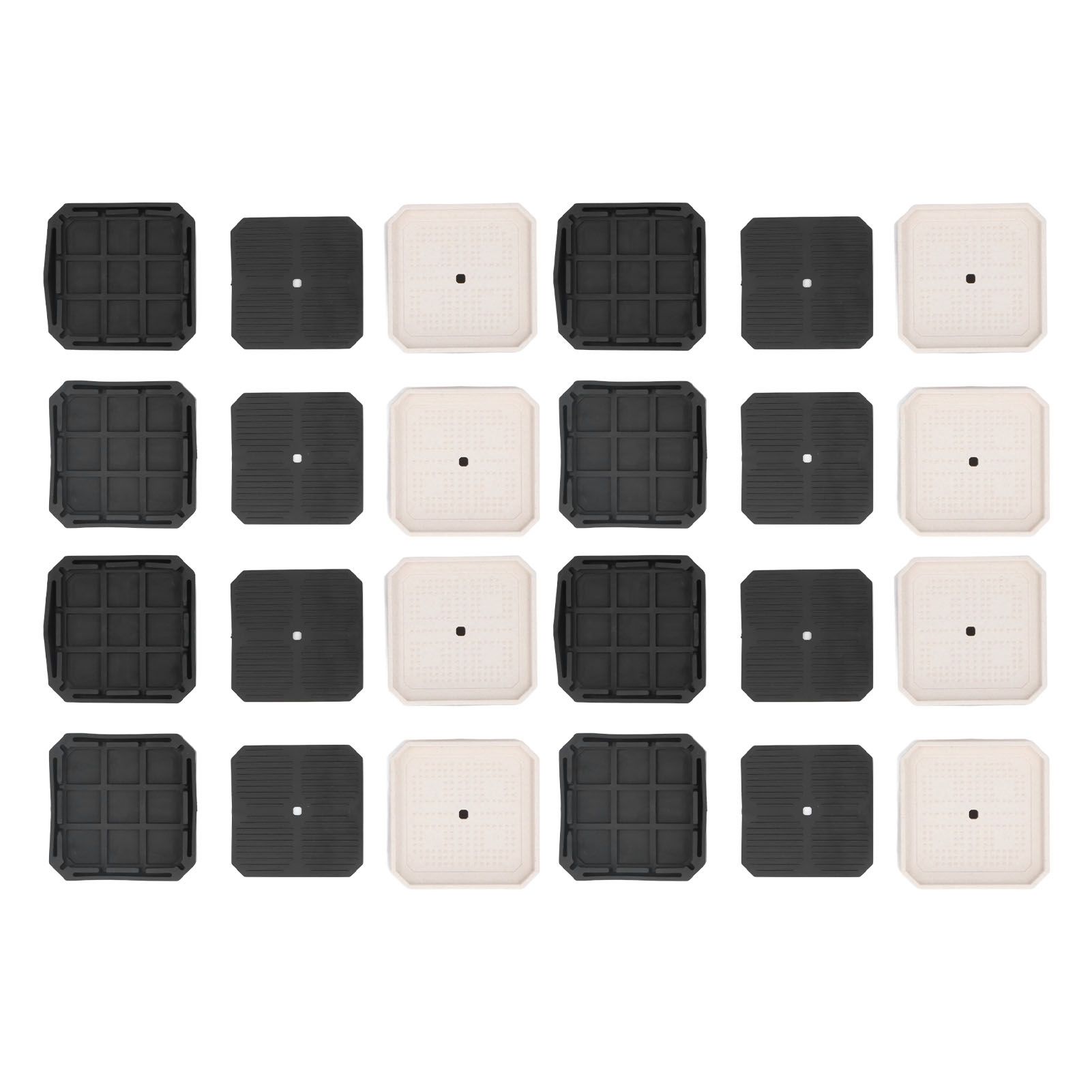 8 Set Full Covered Bed Risers Shockproof Stackable Furniture Risers for Refrigerator Washing Machine Base Tables Chairs - Image 6