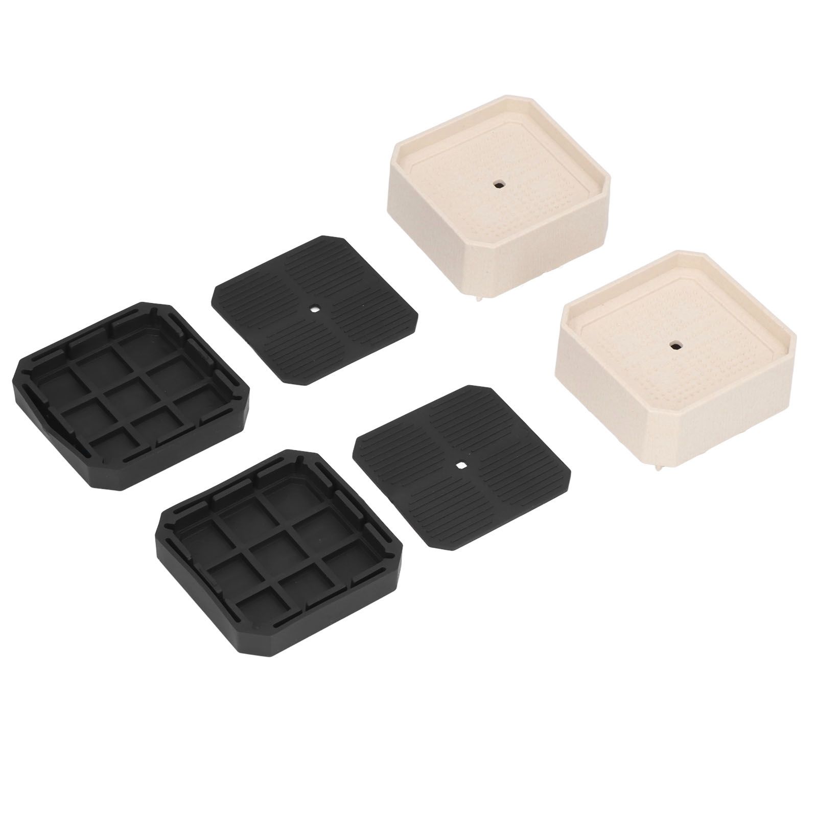 8 Set Full Covered Bed Risers Shockproof Stackable Furniture Risers for Refrigerator Washing Machine Base Tables Chairs - Image 7