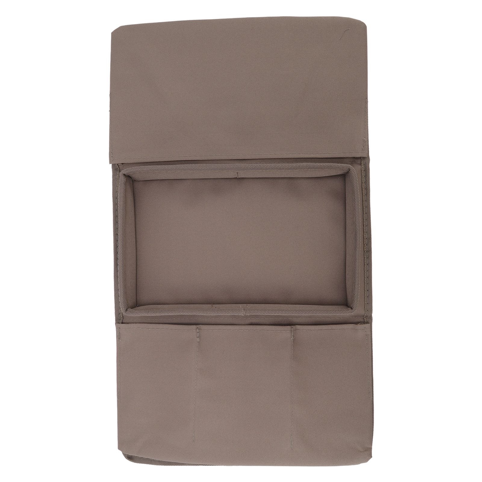 Sofa Tray Folding Arm Storage Holder Table 600D Oxford Cloth Side Pockets for Couch Coffee - Image 7