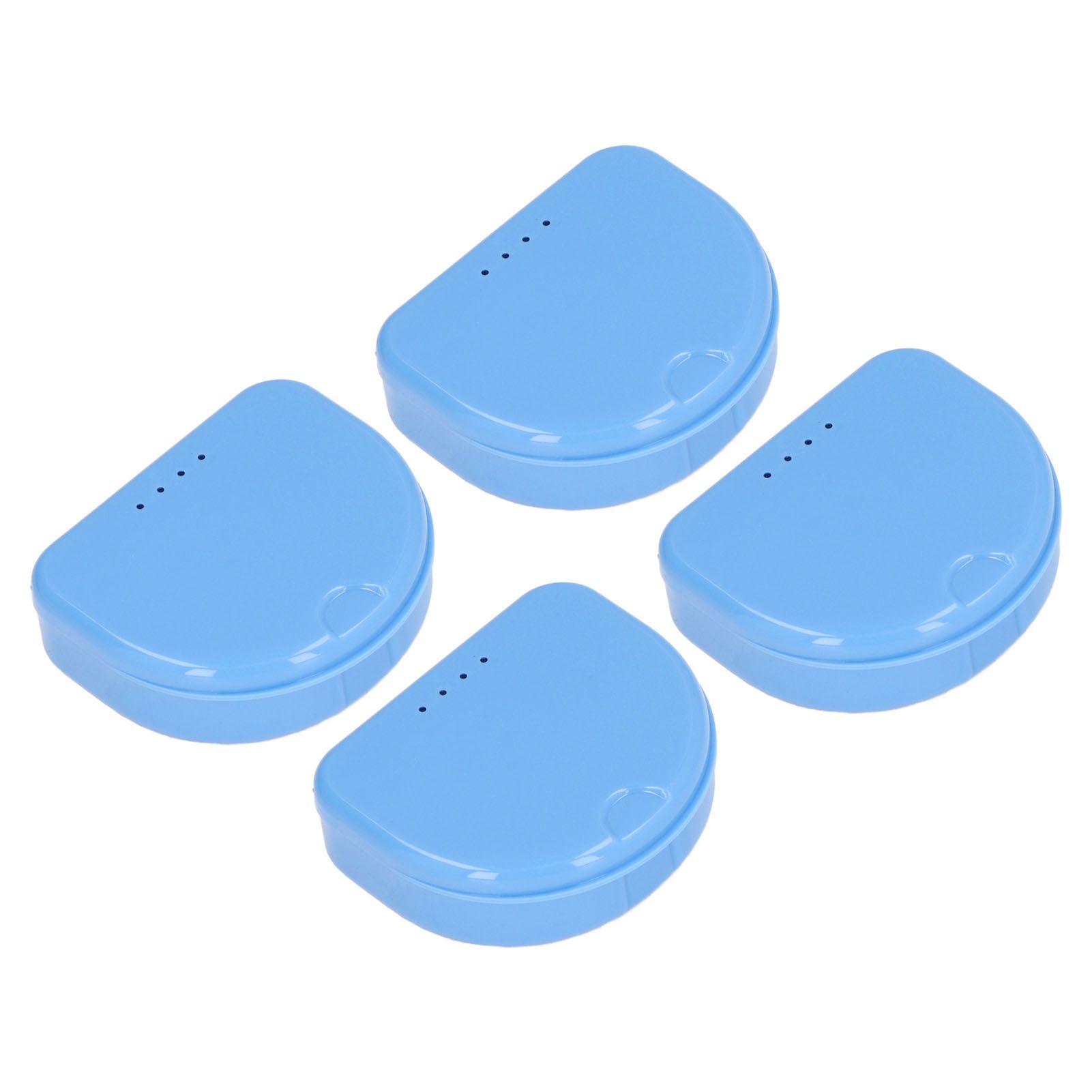 12 Pcs Denture Box Plastic Tooth Dental Orthodontic Retainer Compact Storage Case - Image 3