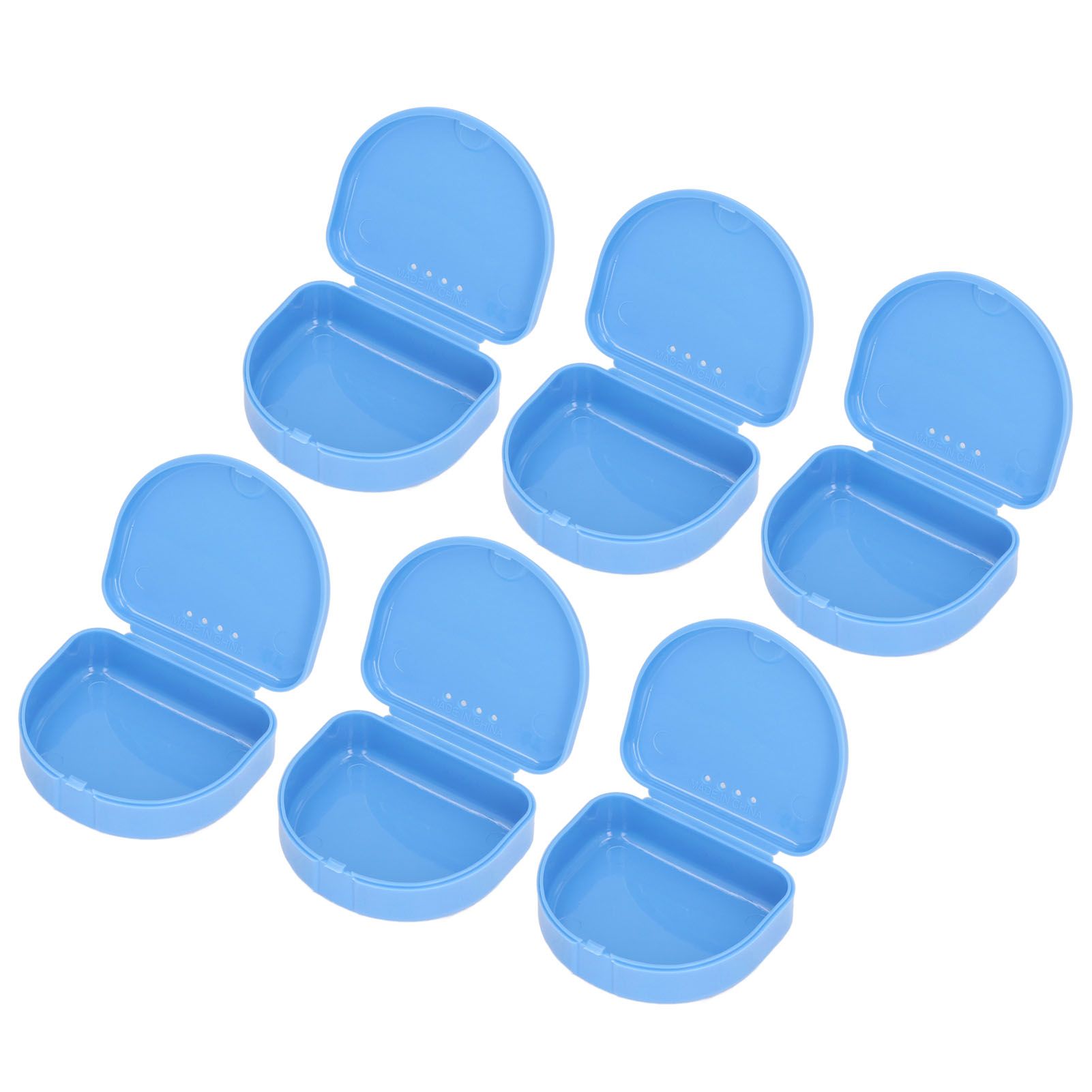12 Pcs Denture Box Plastic Tooth Dental Orthodontic Retainer Compact Storage Case - Image 6