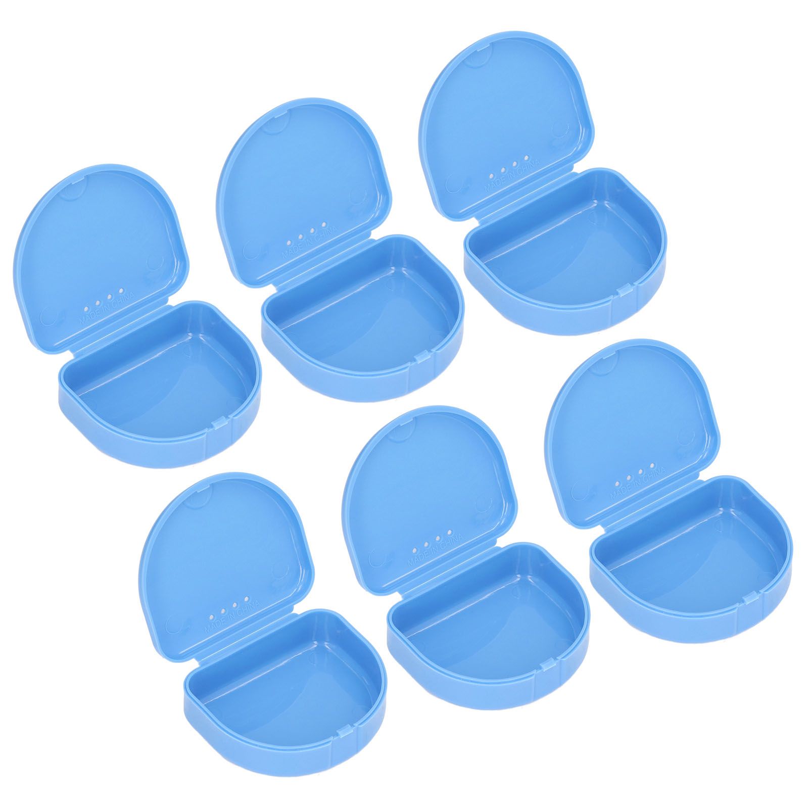 12 Pcs Denture Box Plastic Tooth Dental Orthodontic Retainer Compact Storage Case - Image 7