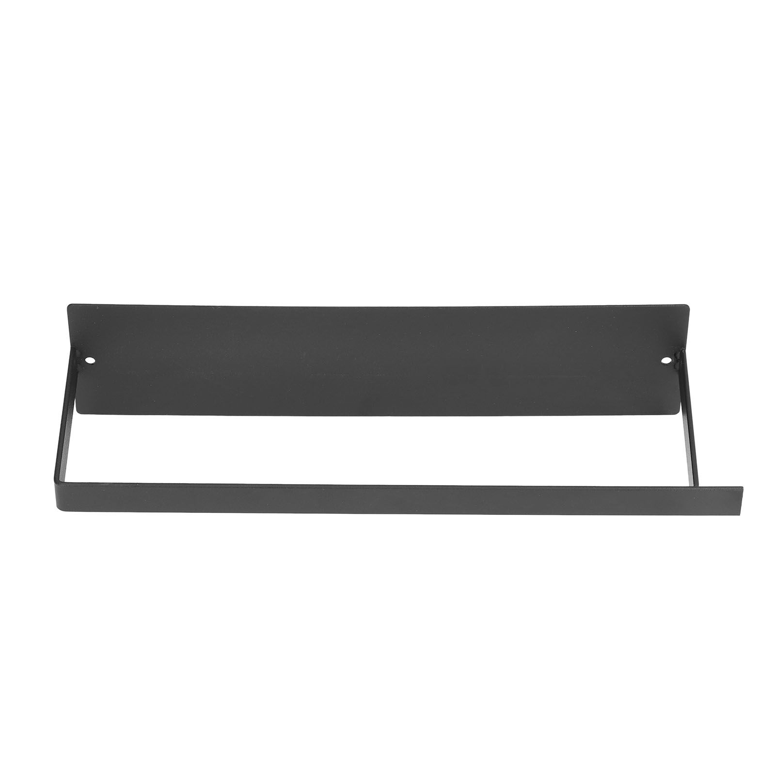 Washing Machine Hanger Holder Wall Mounted Magnetic Suction Thickened Panel Wall Towel Rack for Bathroom Wash Machine Black - Image 1