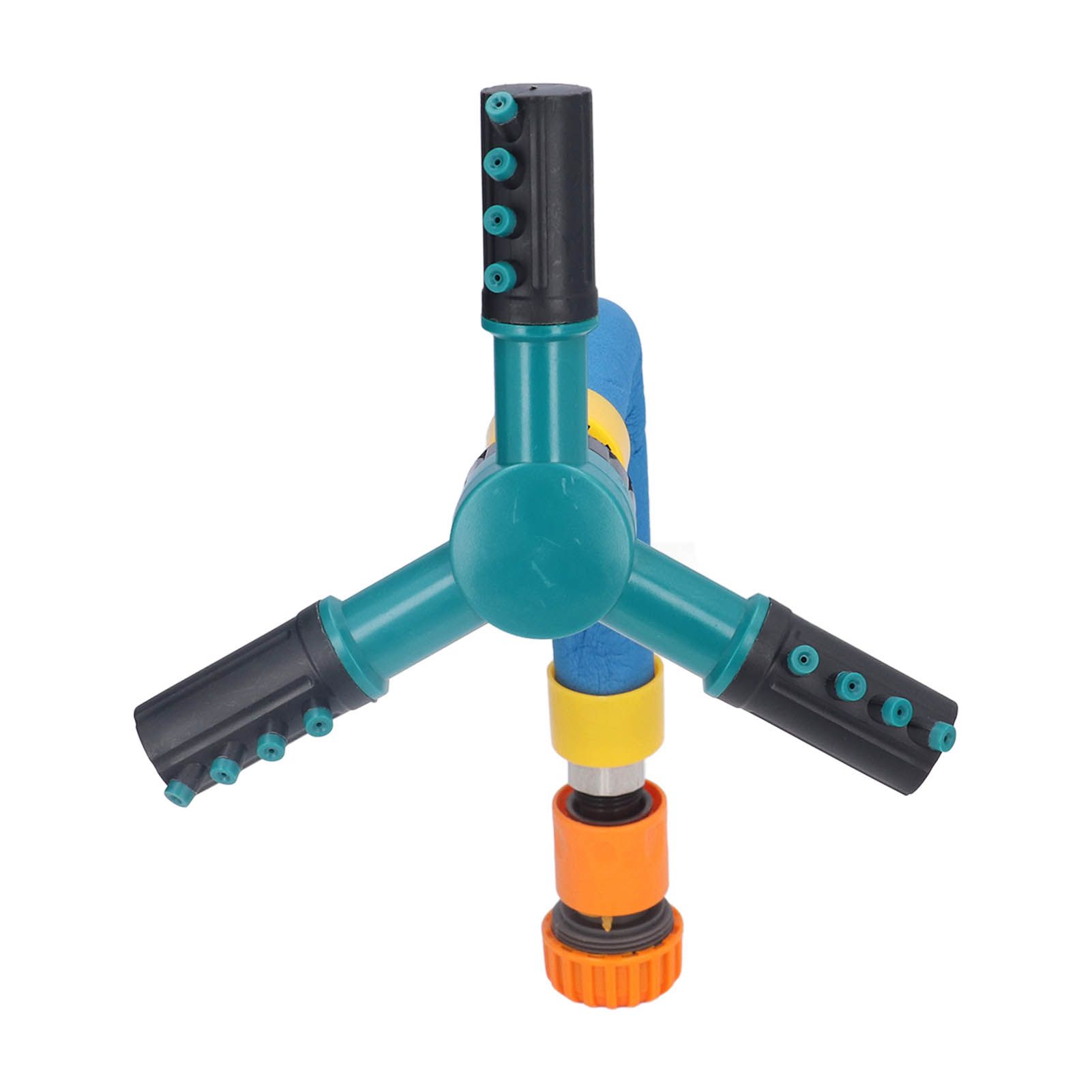 Trampoline Sprinkler Auto Rotate Children Outdoors Plastic Whirling Sprinkler for Summer Gardening Large - Image 7
