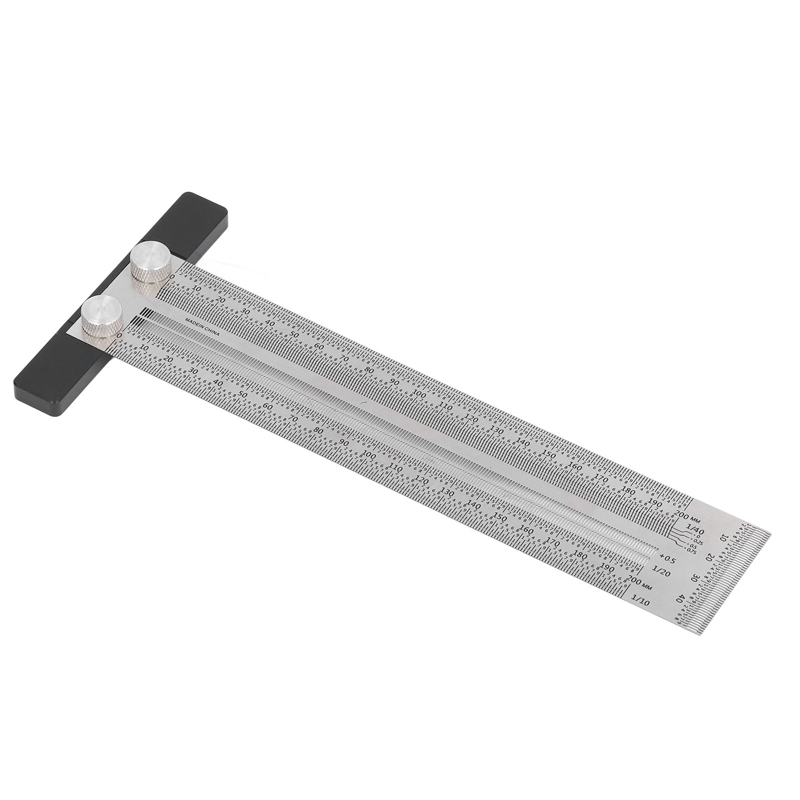 Woodworking Marking T Rulers Positioning Scribing Ruler Gauge Carpenter Measuring Mark Ruler 200mm - Image 3