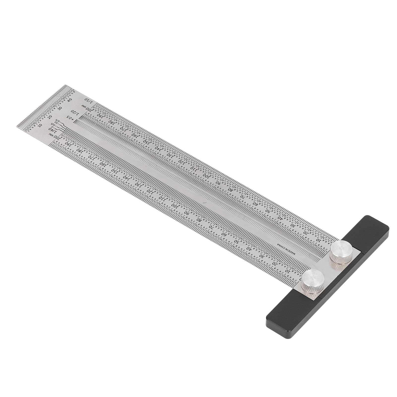 Woodworking Marking T Rulers Positioning Scribing Ruler Gauge Carpenter Measuring Mark Ruler 200mm - Image 4