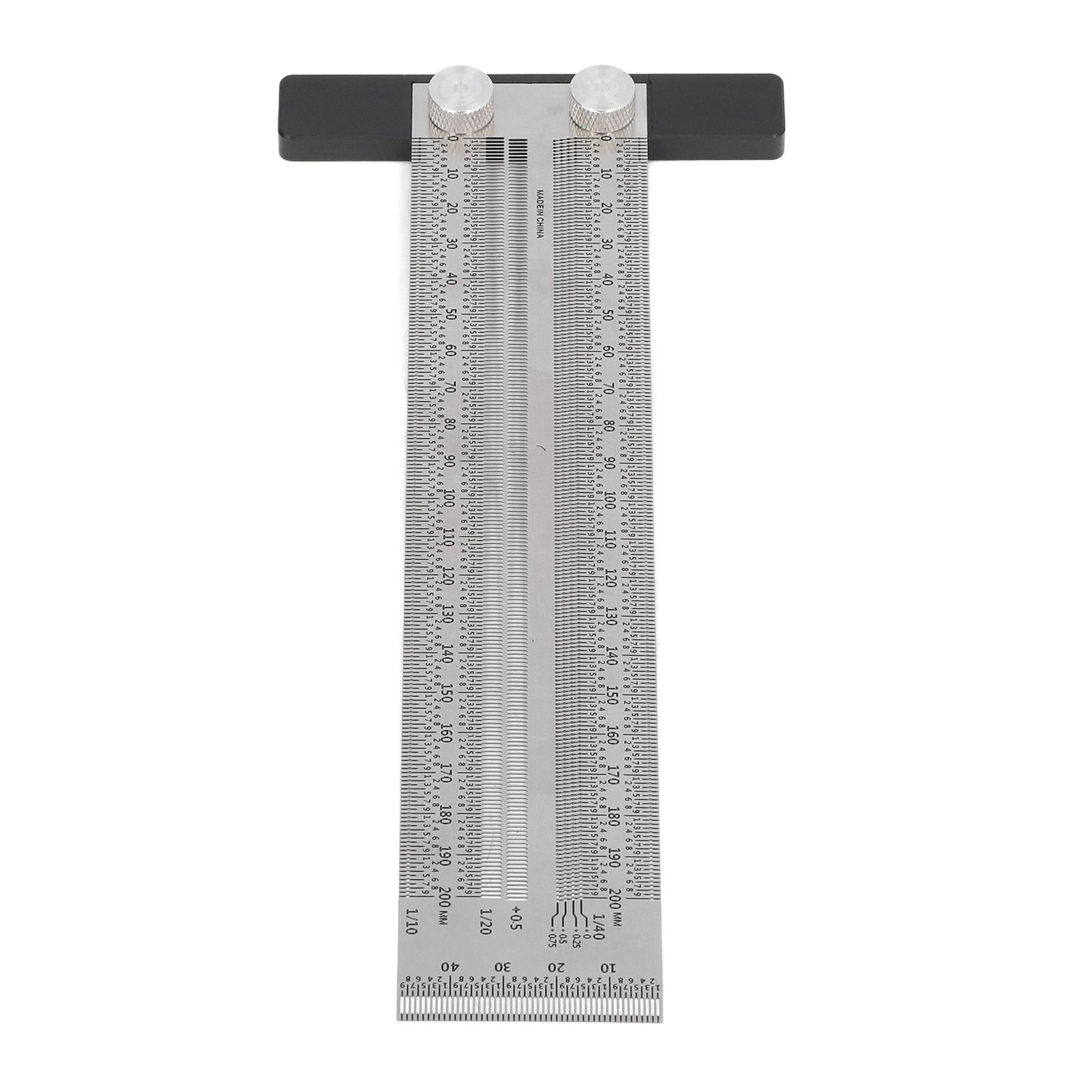 Woodworking Marking T Rulers Positioning Scribing Ruler Gauge Carpenter Measuring Mark Ruler 200mm - Image 5