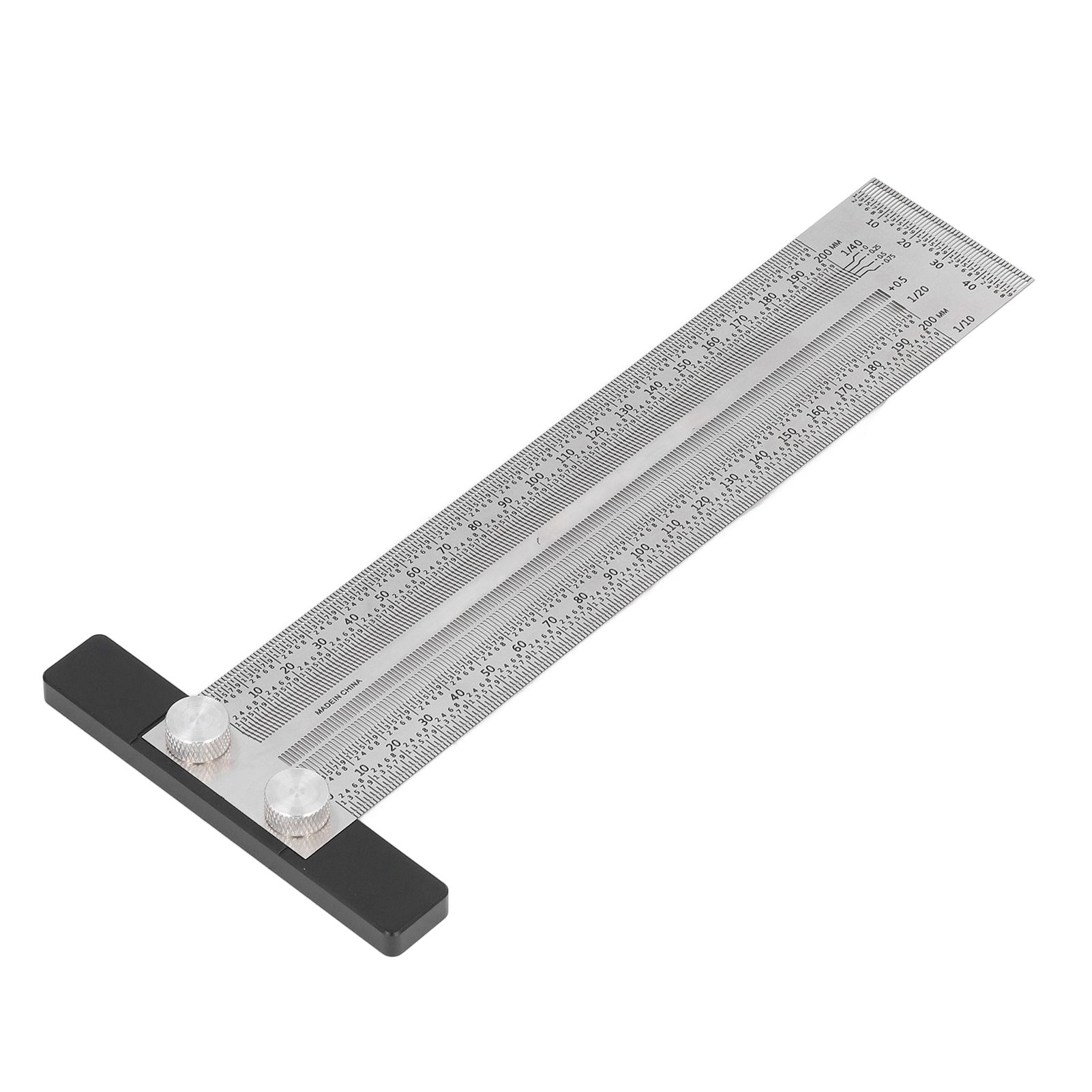 Woodworking Marking T Rulers Positioning Scribing Ruler Gauge Carpenter Measuring Mark Ruler 200mm - Image 6