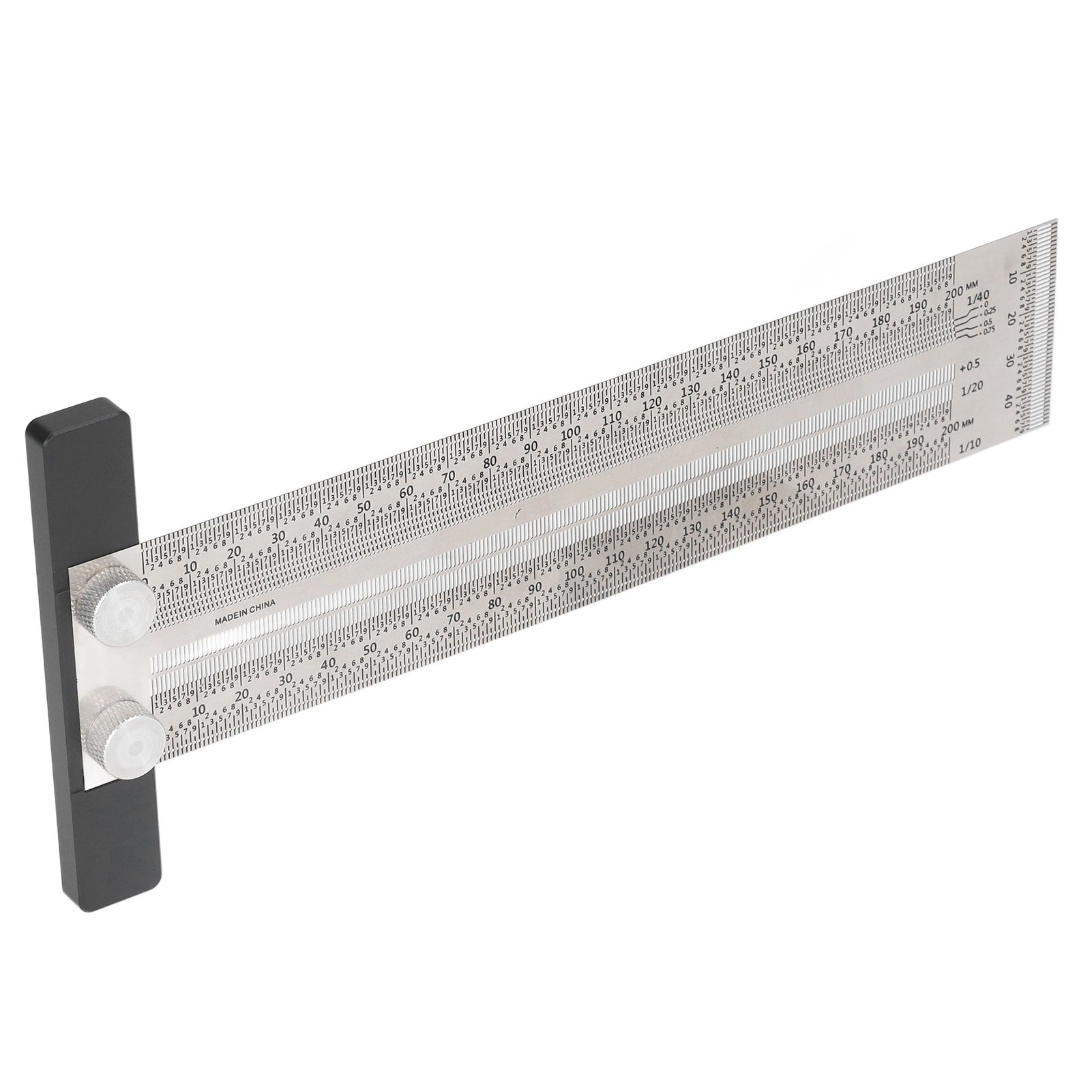 Woodworking Marking T Rulers Positioning Scribing Ruler Gauge Carpenter Measuring Mark Ruler 200mm - Image 8