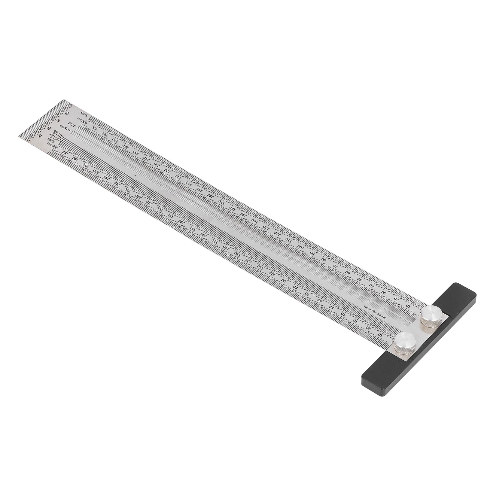 Woodworking Marking T Rulers Positioning Scribing Ruler Gauge Carpenter Measuring Mark Ruler 300mm - Image 2