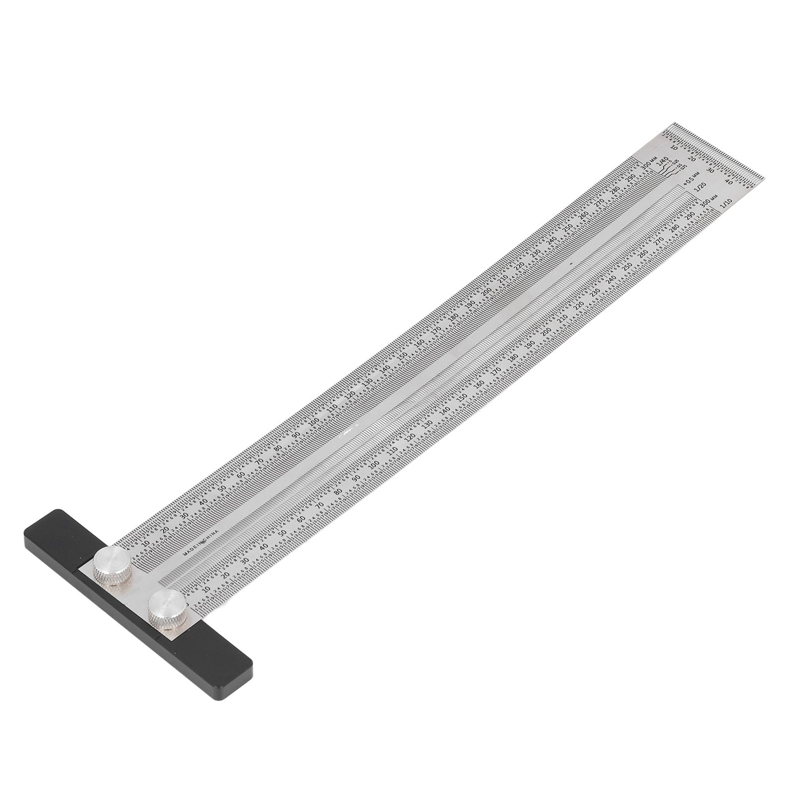 Woodworking Marking T Rulers Positioning Scribing Ruler Gauge Carpenter Measuring Mark Ruler 300mm - Image 8