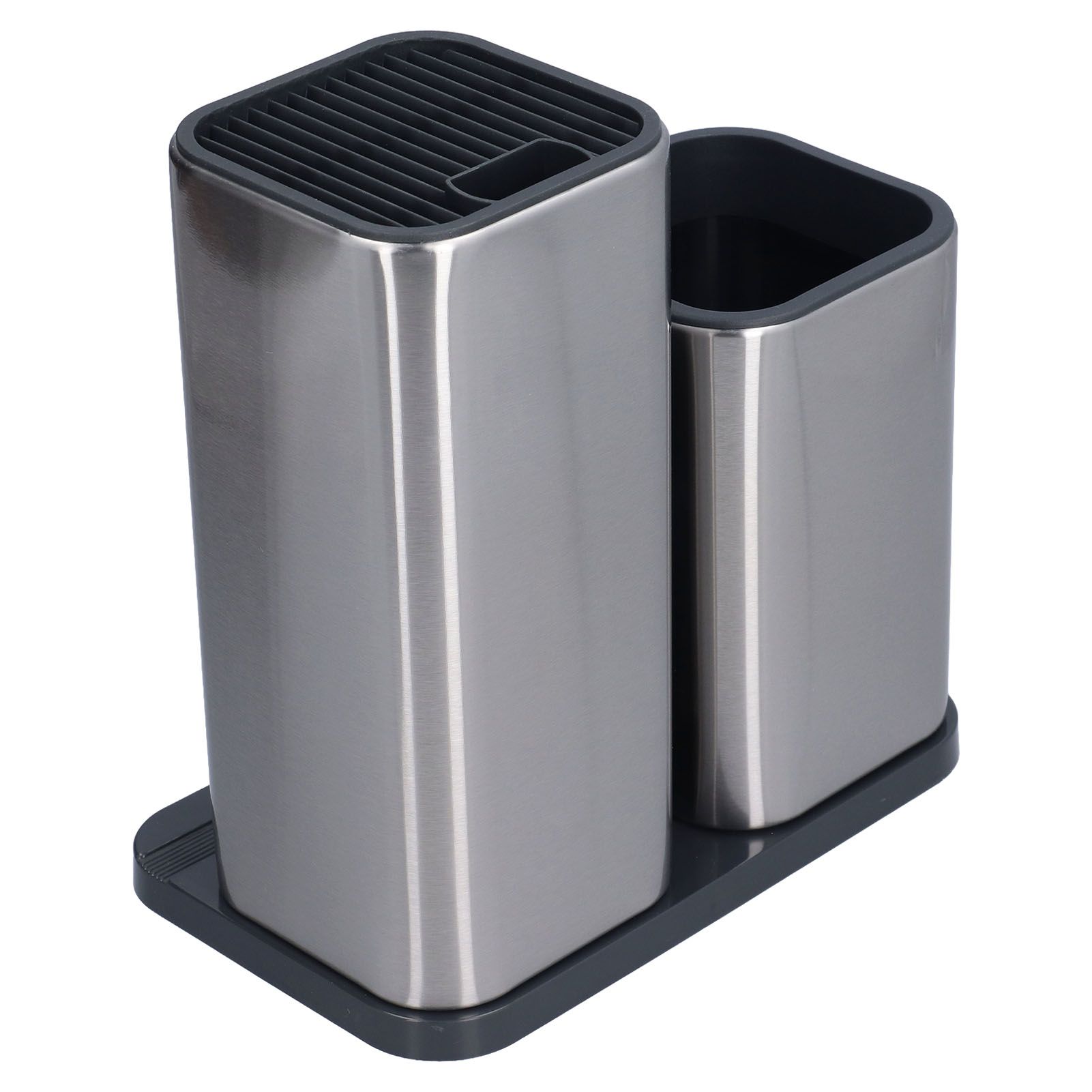 Stainless Steel Knife Holder Universal Kitchen Knife Organizer for Multiple Kitchen Knives and Scissors - Image 2