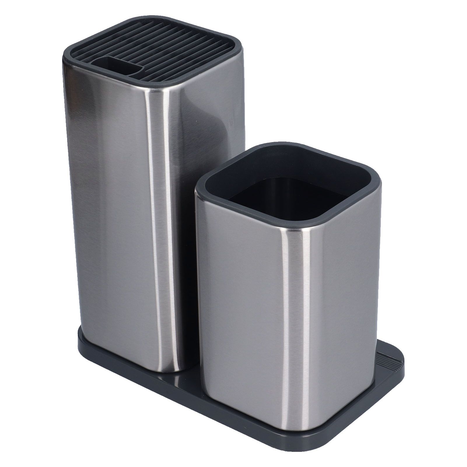 Stainless Steel Knife Holder Universal Kitchen Knife Organizer for Multiple Kitchen Knives and Scissors - Image 4