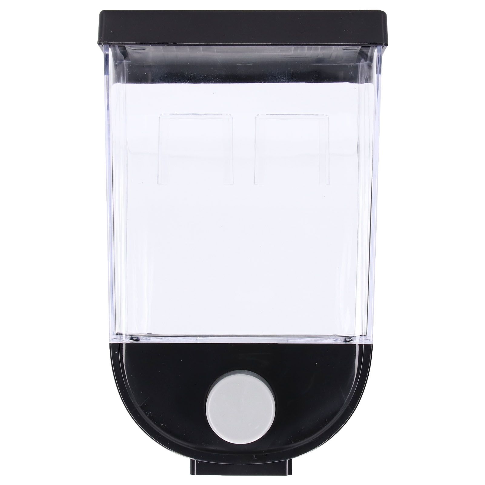 Square Dry Food Dispenser Wall Mounted Grain Storage Container Laundry Bead Cereal Dispenser for Kitchen1L - Image 1